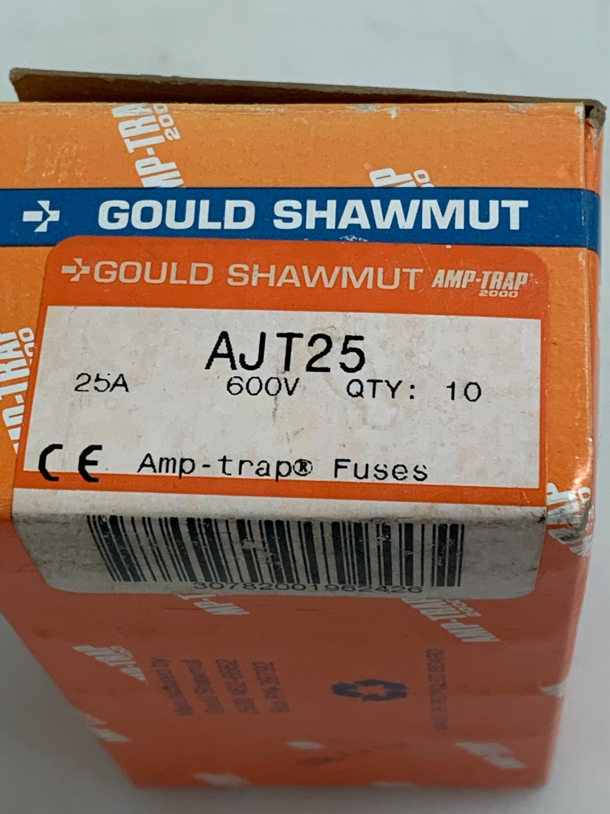 LOT OF 6 GOULD SHAWMUT AMPTRAP 25A TIME DELAY