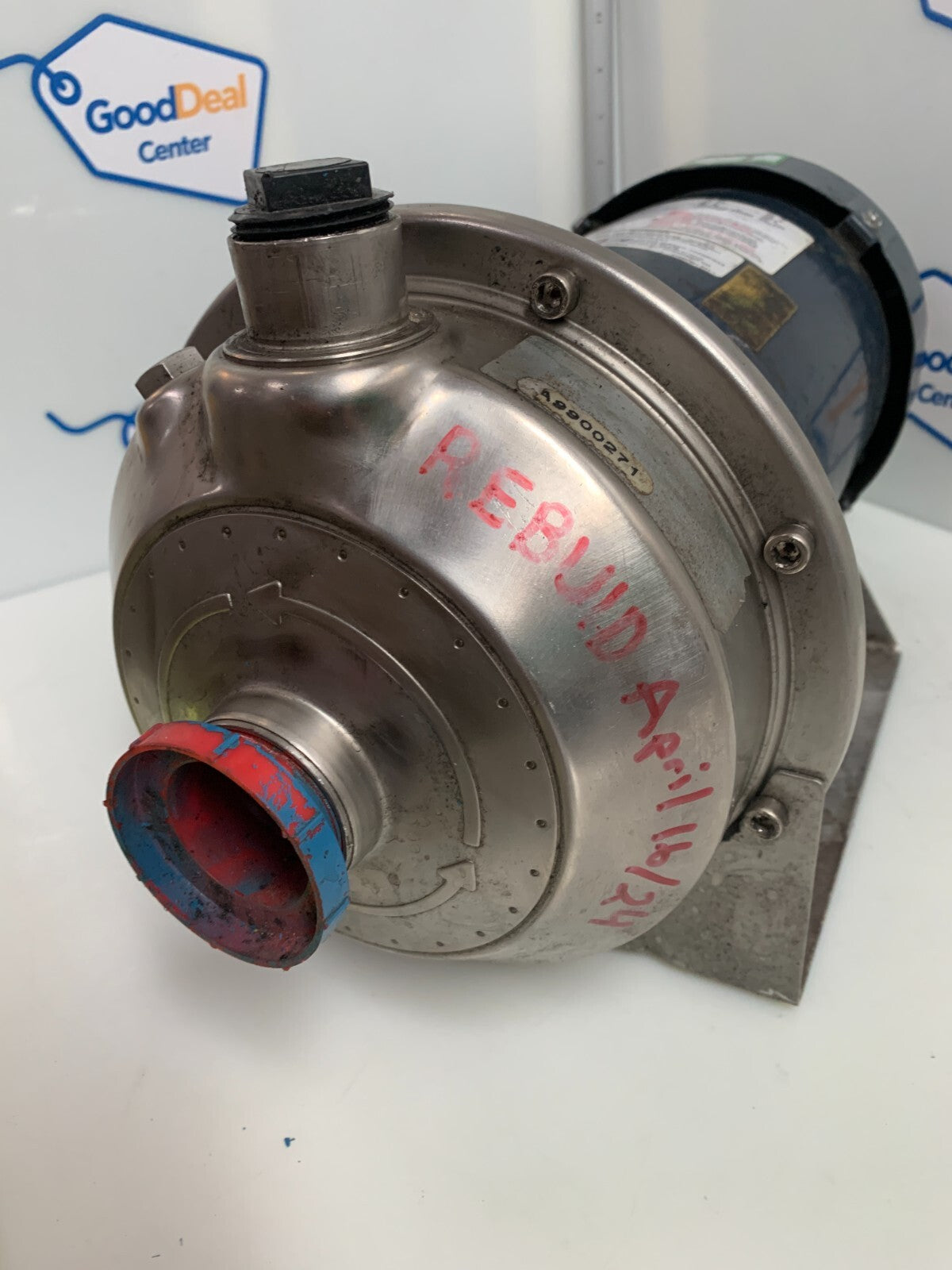 REBUILD STAINLESS STEEL PUMP W/BLUFFTON MOTOR 1313007133