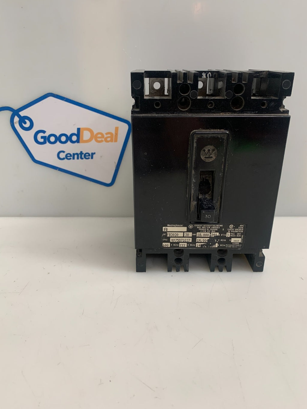 Cutler Hammer Westinghouse FB3030 Circuit Breaker 30 AMP 600V