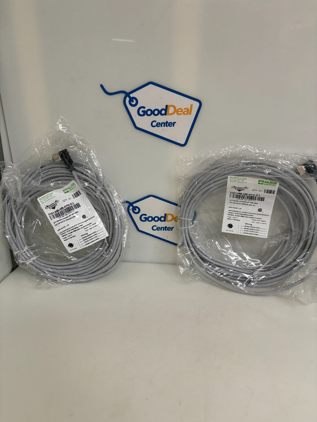 LOT OF 2 MURR ELEKTRONIK AUTOMATION DIRECT M12 CORDSET0