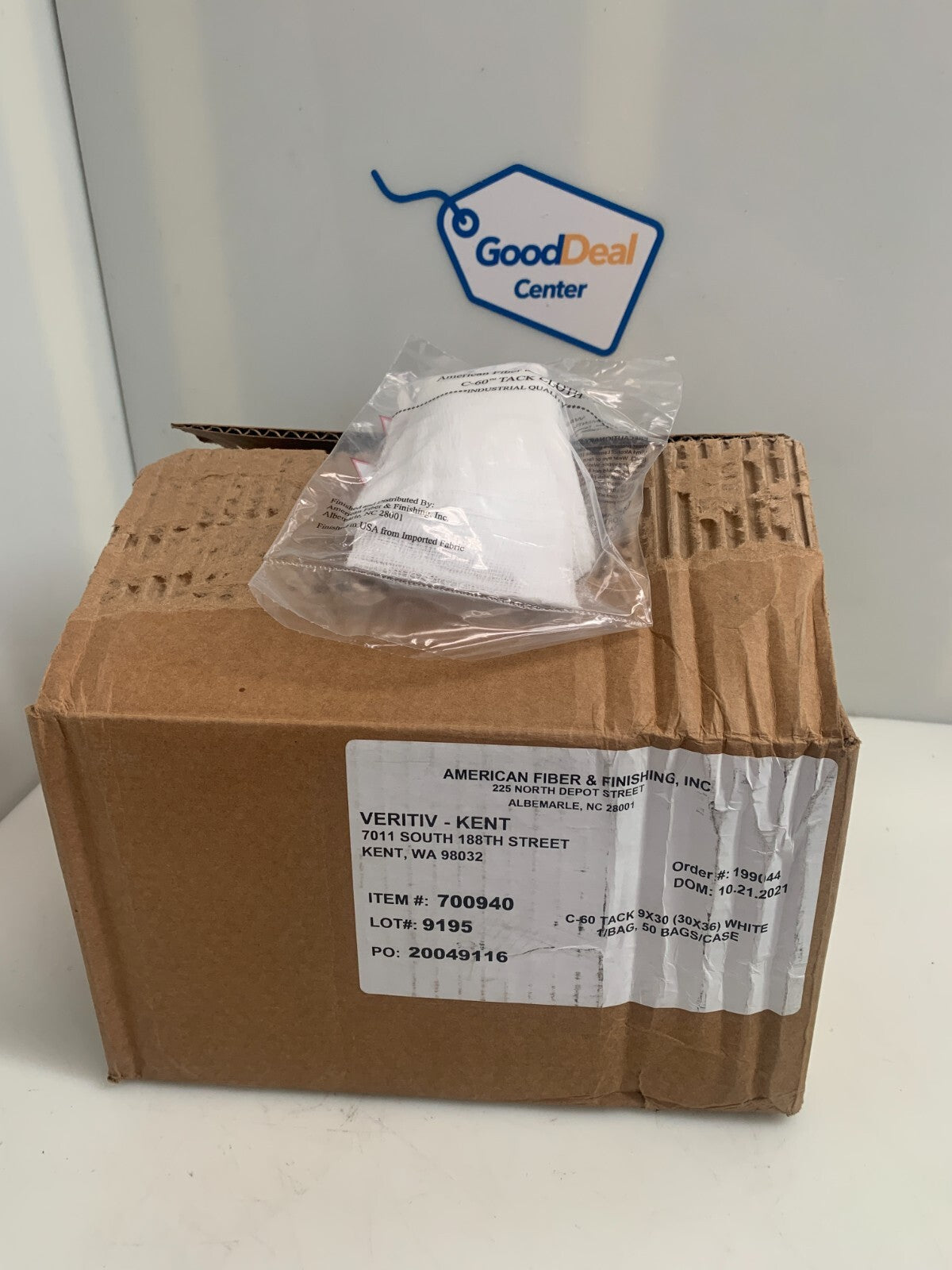 American Fiber & Finishing C-60 30in x 36in Tack Rags Cloth 700940 Case of 50