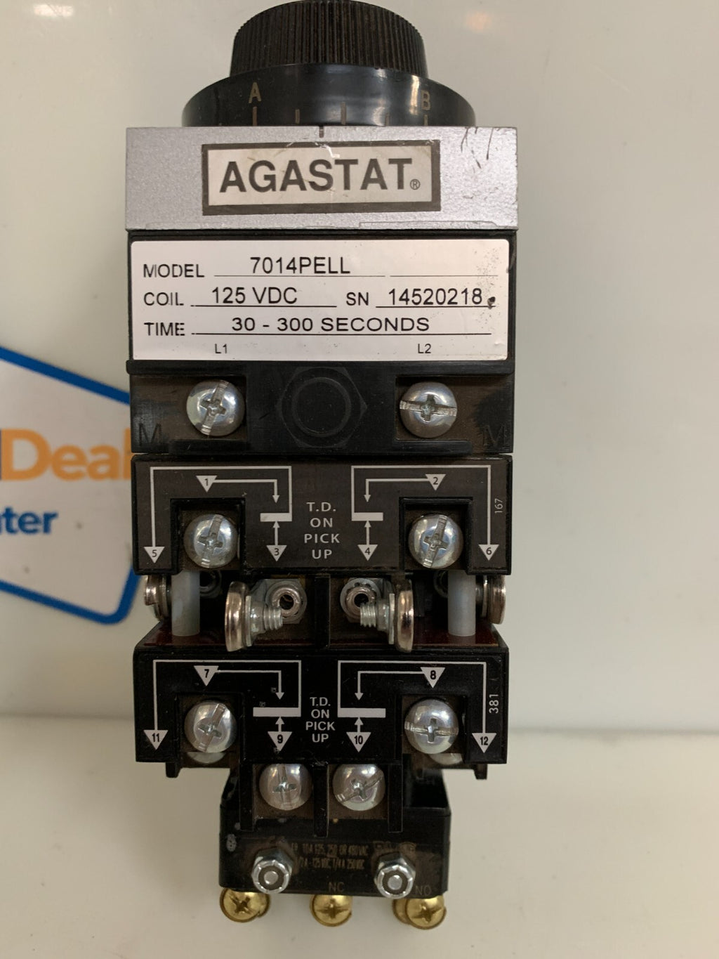 AGASTAT TIME DELAY RELAY 7014PELL 30-300 SECONDS