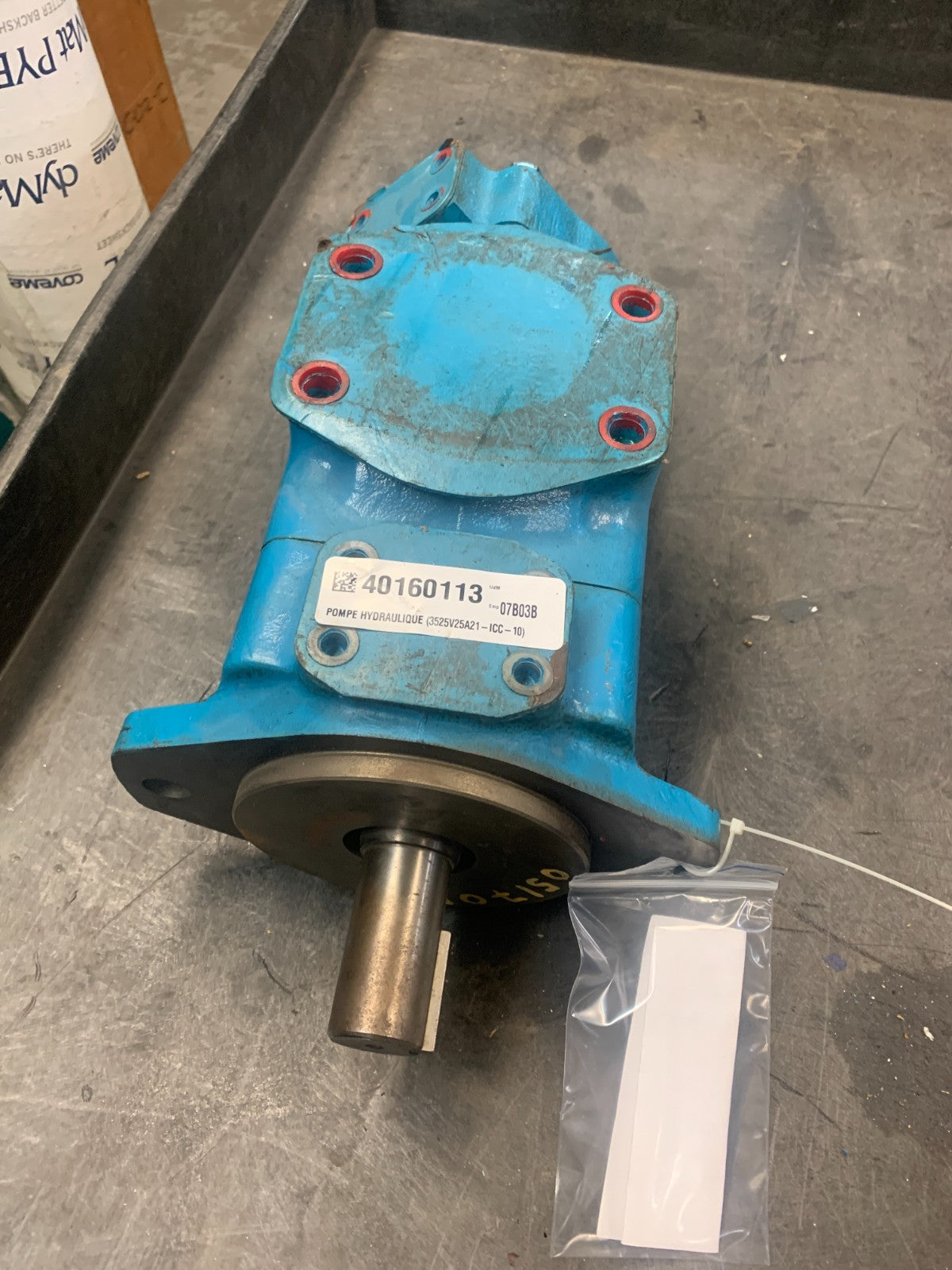 EATON VICKERS HYDRAULIC ROTARY VANE DOUBLE PUMP 3525V25A21-ICC-10