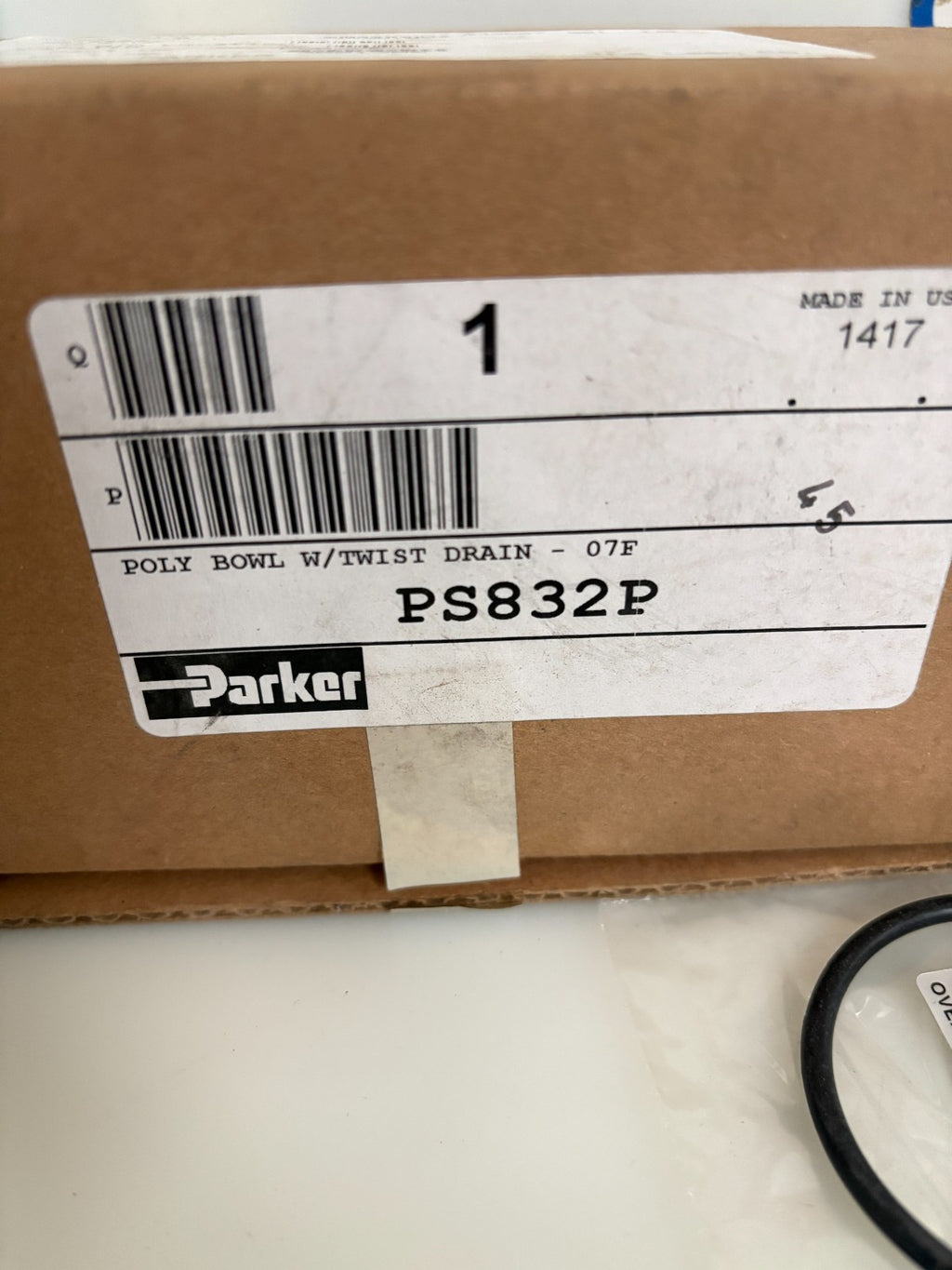 PARKER REPLACEMENT POLY BOWL PS 832P3