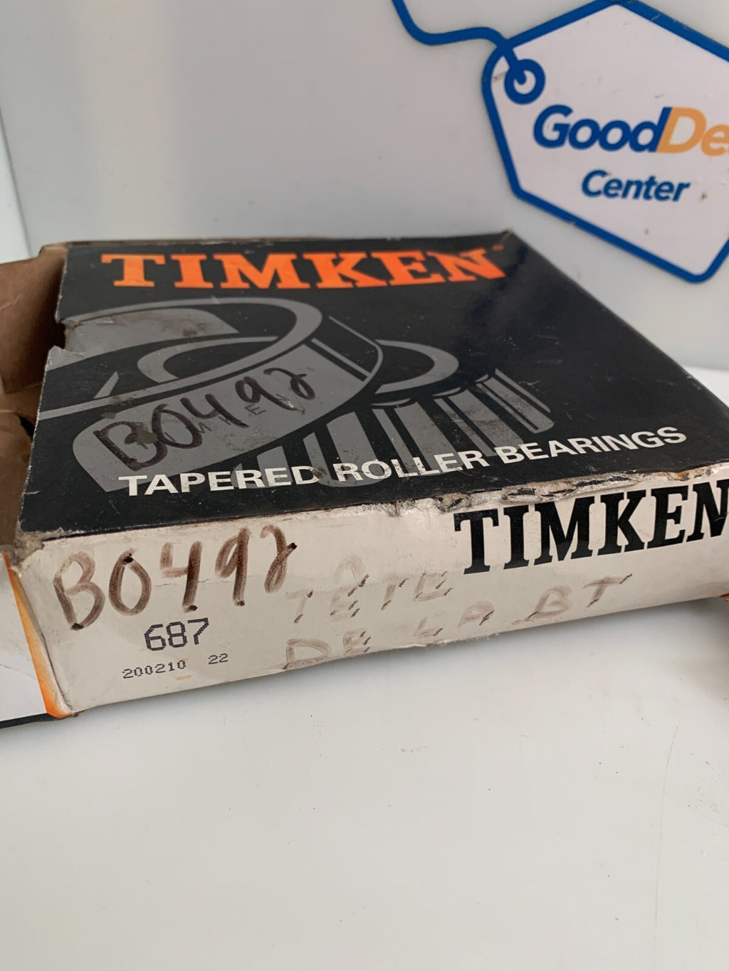 TIMKEN TAPERED ROLLER BEARING SINGLE CONE #687