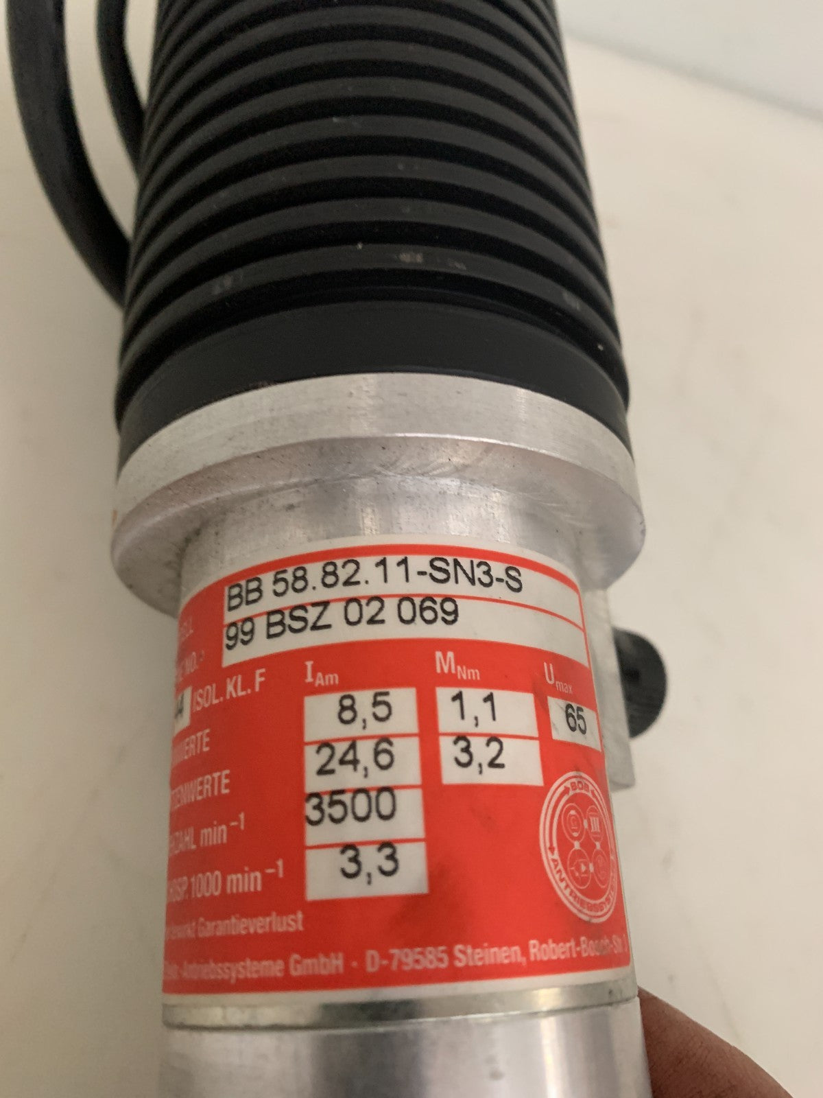 BOB ELECTRONIK SIEMENS SERVO MOTOR 00318553-03 ENCODER