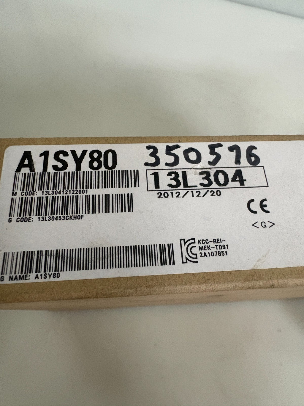 MITSUBISHI PROGRAMMABLE CONTROLLER #A1SY80