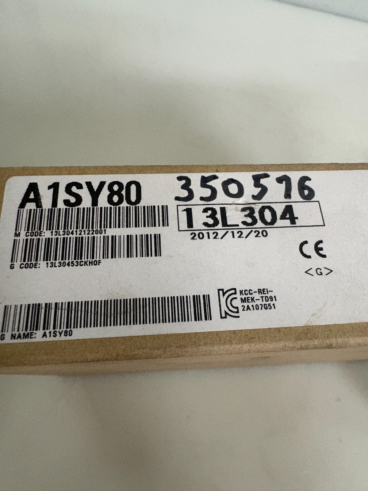 MITSUBISHI PROGRAMMABLE CONTROLLER #A1SY80
