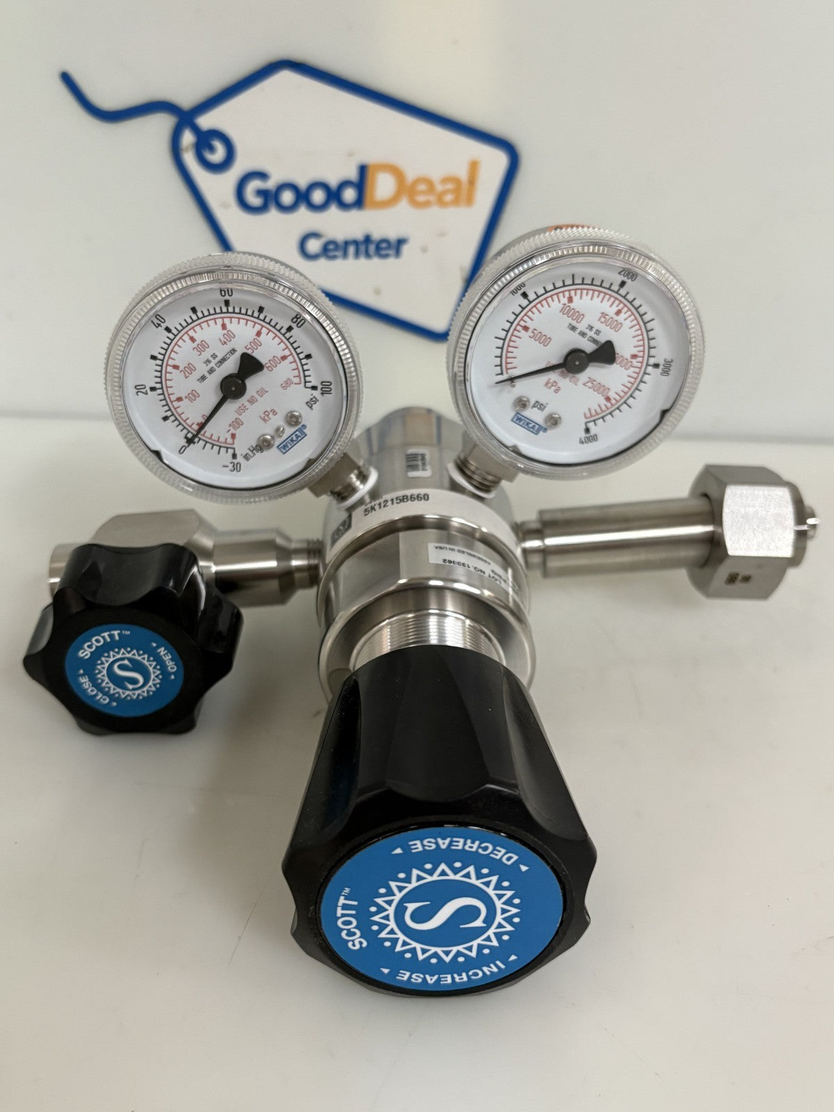 SCOTT STAINLESS STEEL GAZ REGULATOR SK2-75