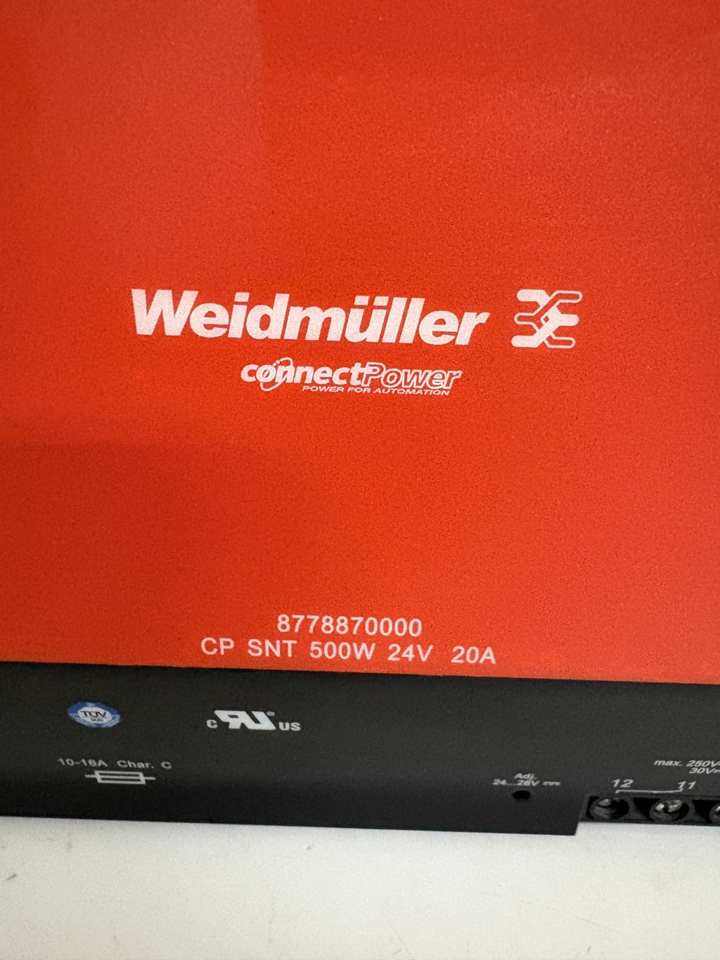 WEIDMULLER CONNECT POWER POWER SUPPLY 8778870000