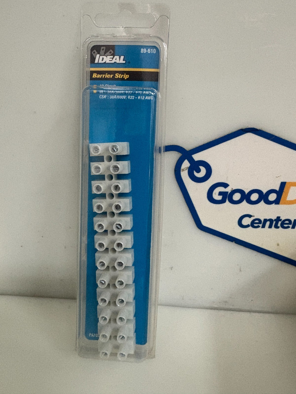 IDEAL CLEAR BARRIER TERMINAL STRIP 12 POLE #89-610 10 PER BOX1