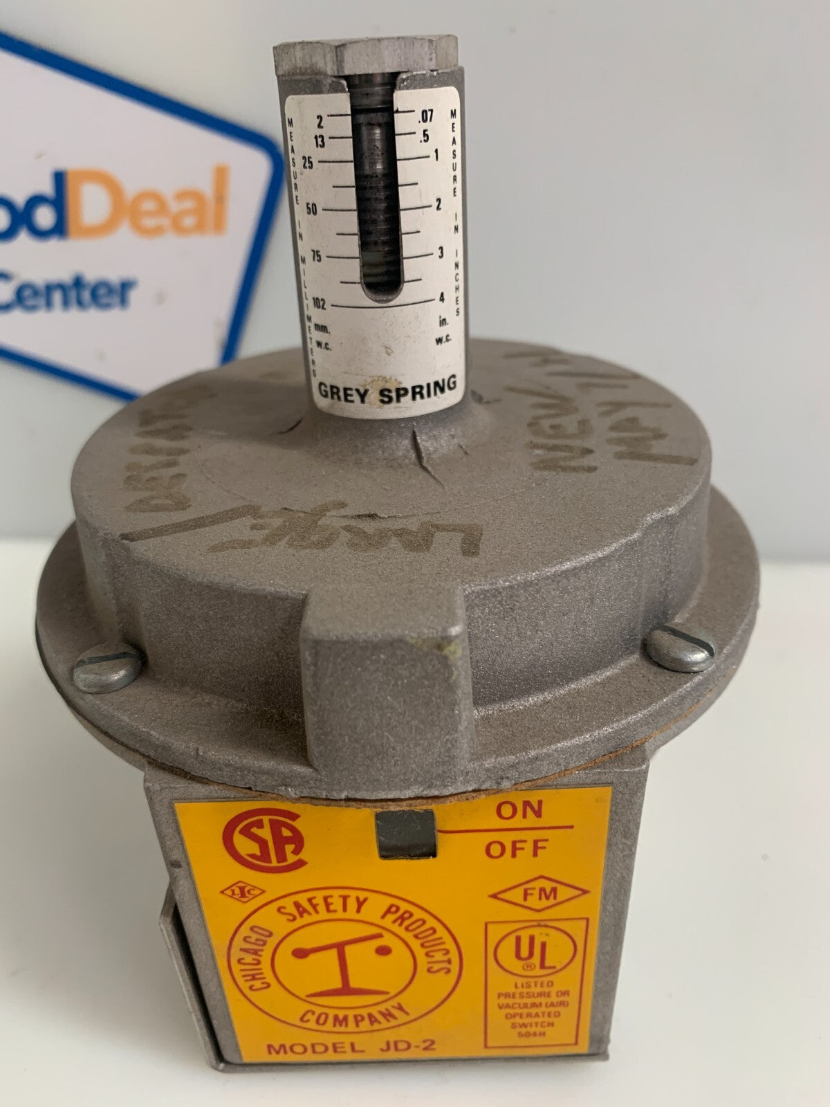 ANTUNES CONTROLS JD-2 PRESSURE SWITCH1