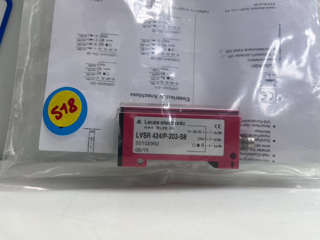 Leuze Electronic LVSR 424/P-203-S8 FIBER OPTIC AMPLIFIER1