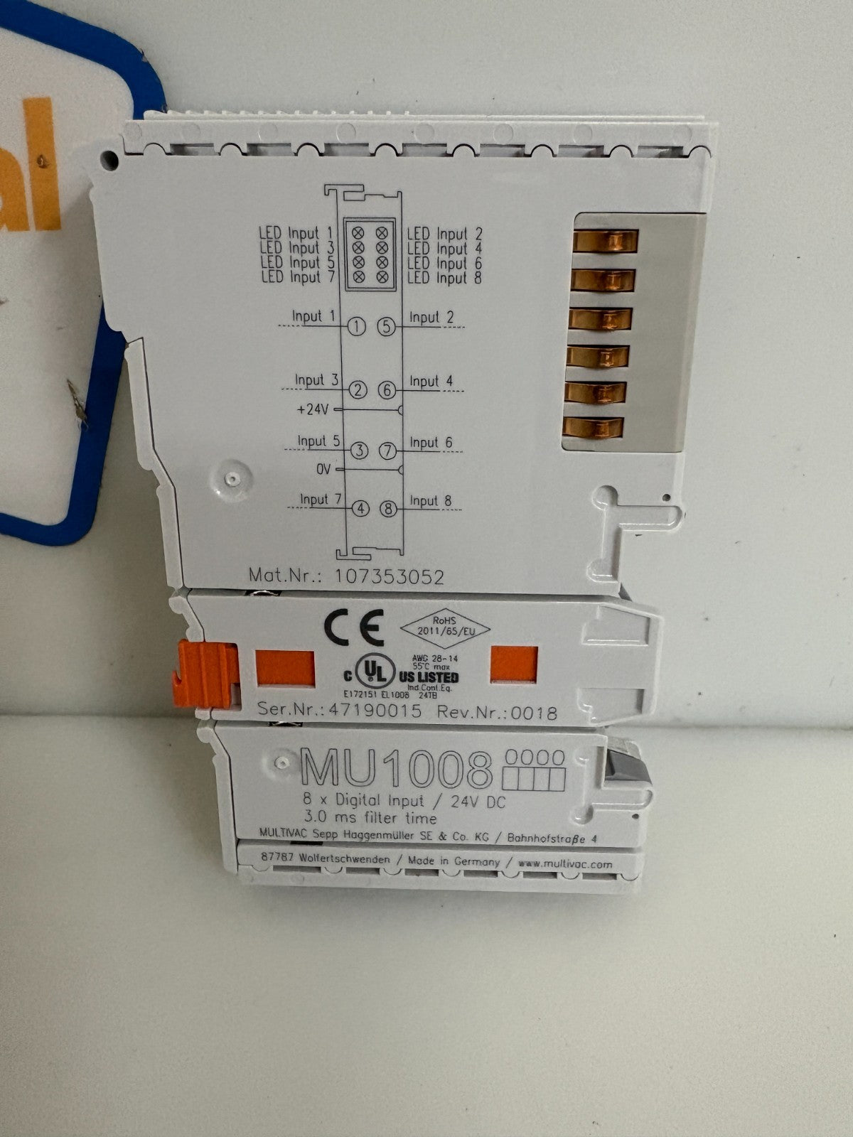 MULTIVAL 8XDIGITAL INPUT / 24Y DC MU 10081