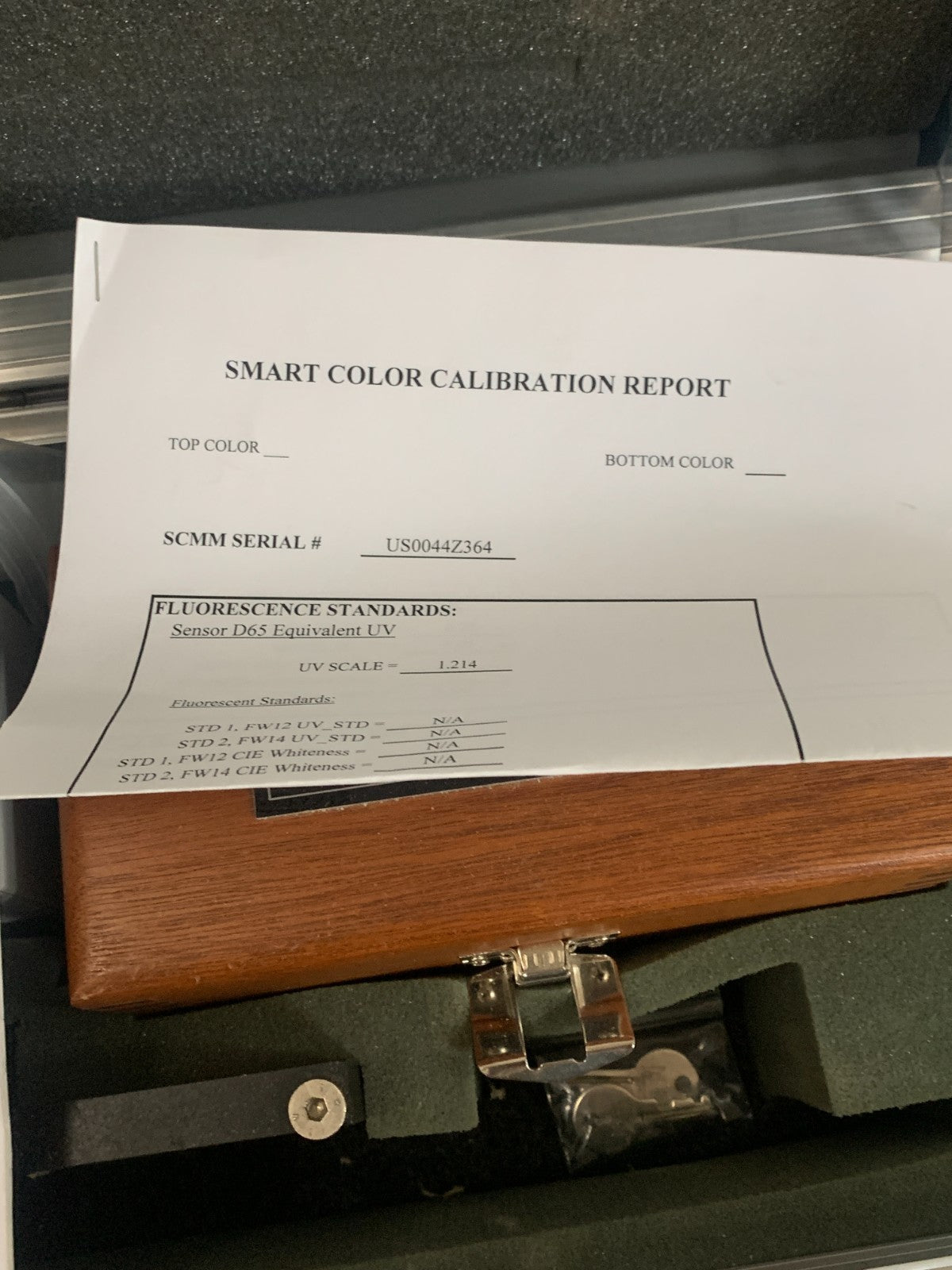 ABB PROCESS AUTOMATION COLOR VERIFICATION KIT GK-128581-001 VERIFICATION KIT