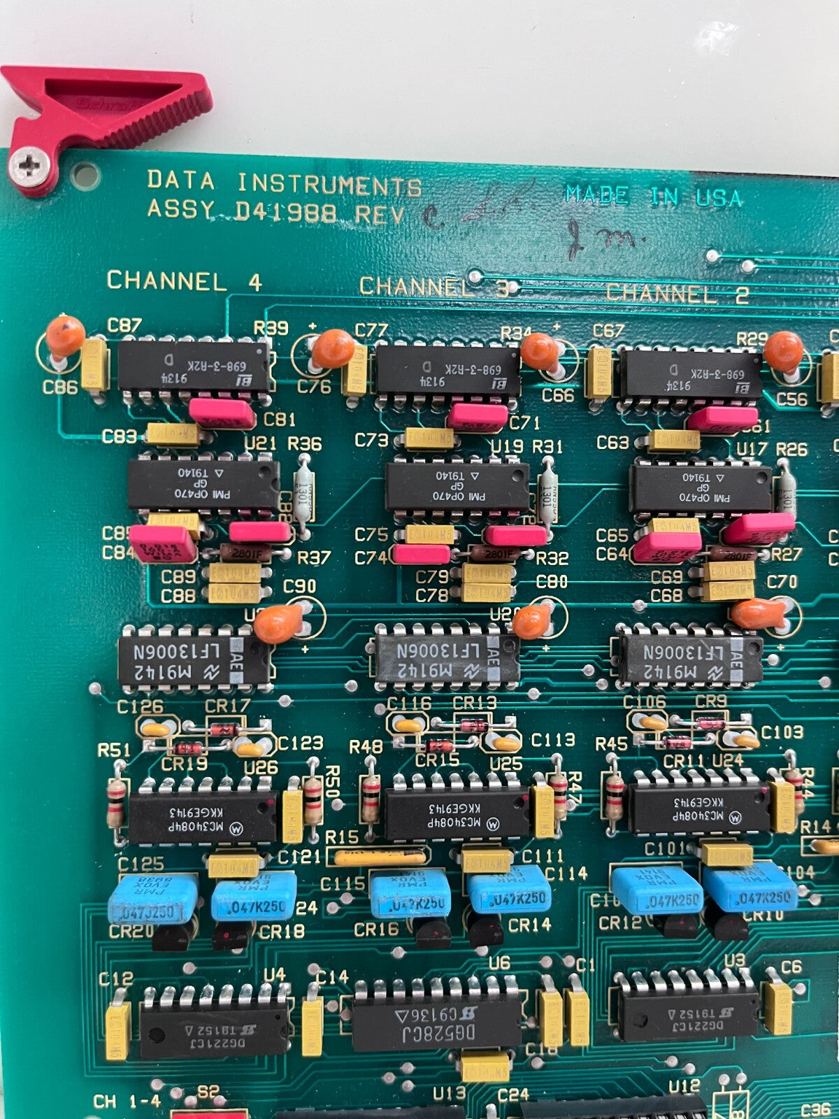 DATA INSTRUMENTS D41988 REV C  CPU Circuit Board
