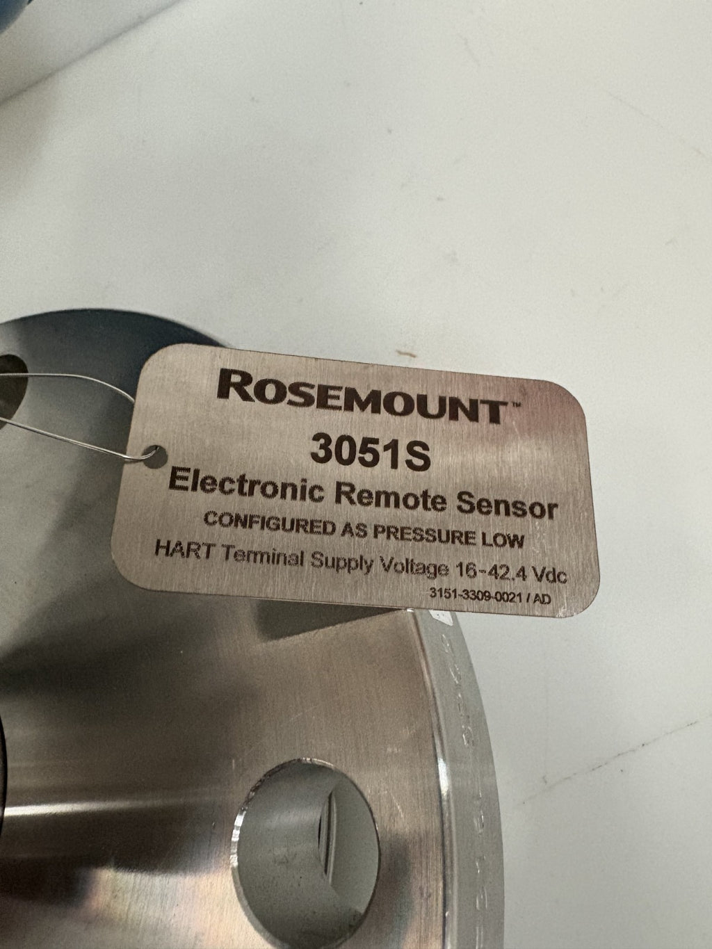 EMERSON ROSEMOUNT PRESSURE TRANSMITTER 300ERSS2AA W/SUPER MODULE SENSOR1