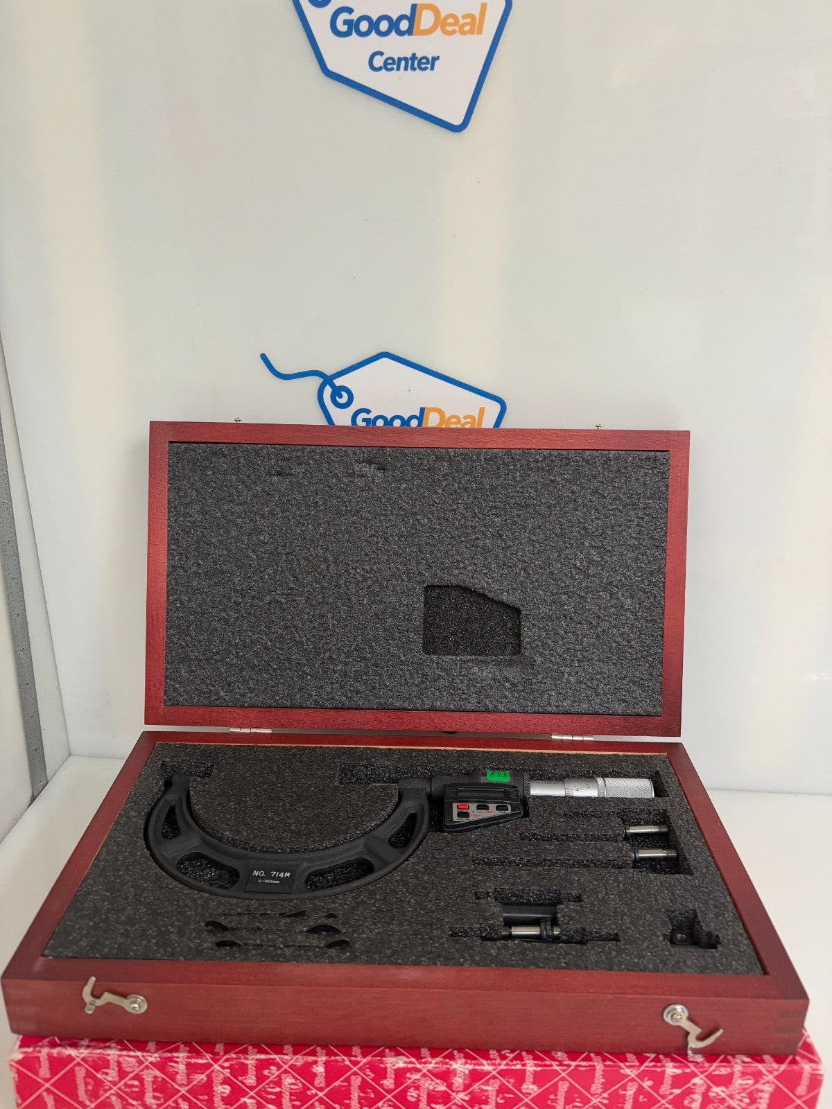 STARRETT ELECTRONIC INTERCHANGEABLE ANVIL MICROMETER 714 MEAAFLZ