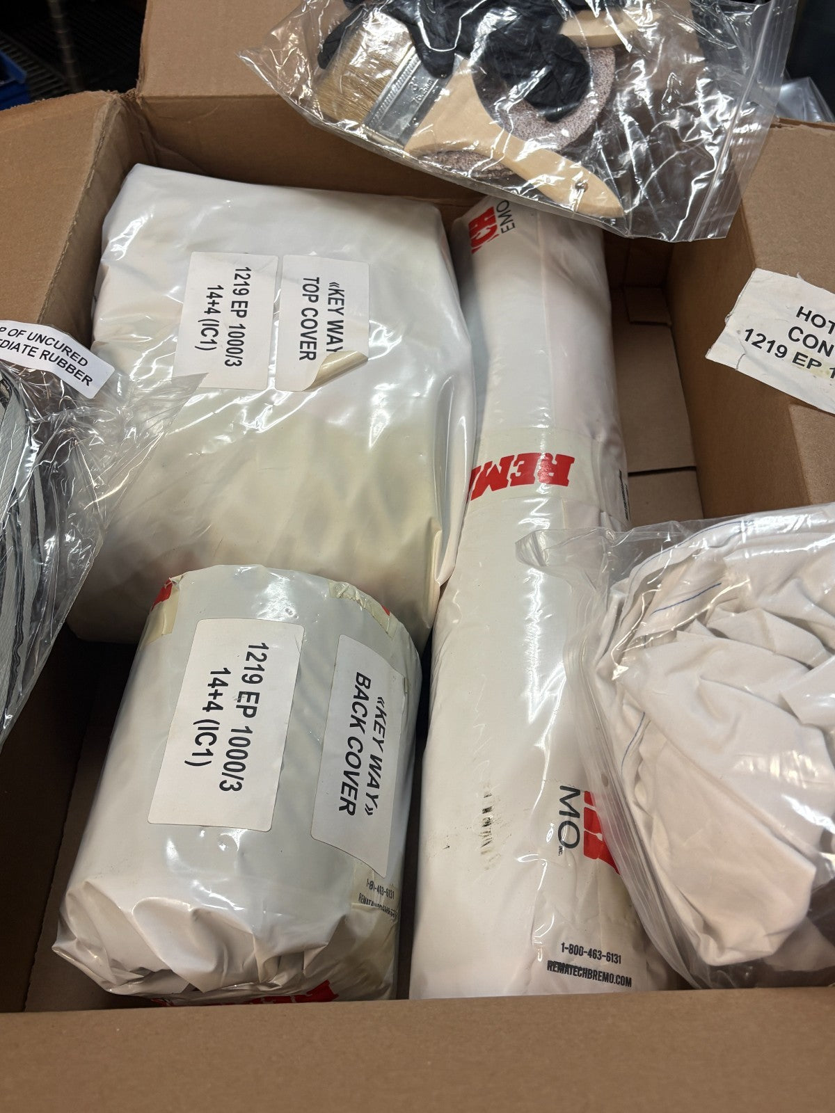 REMATECH BREMO HOT SPLICING KIT CONVEYOR BELT 1219 EP 1000/3 14 + 4 (ICI)0