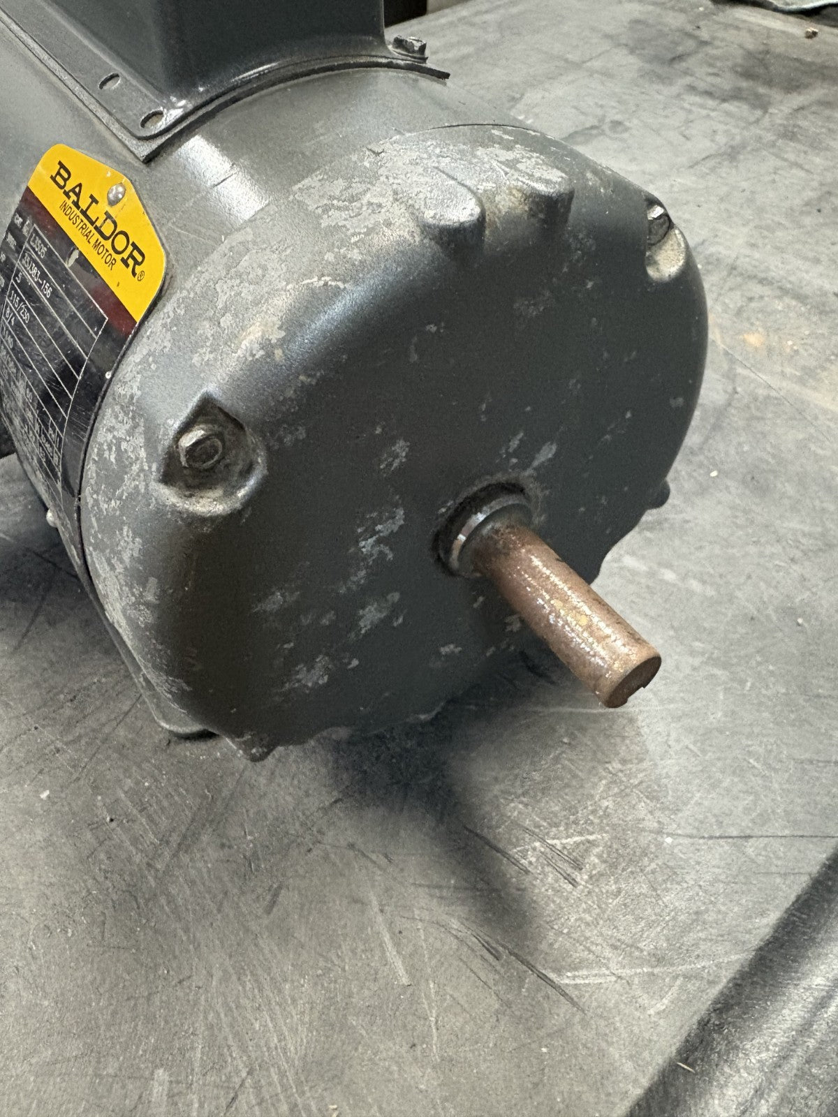 BALDOR MOTOR .5 HP 1140 RPM #L3505 SPEC 35J383-1562