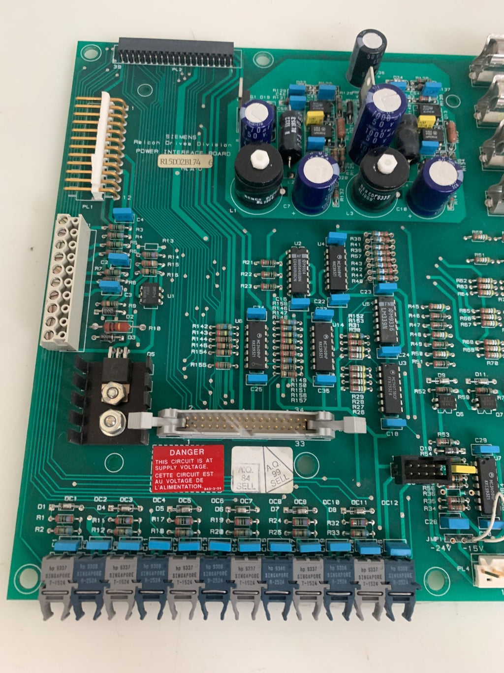 SIEMENS POWER INTERFACE BOARD R15D02B174 D6
