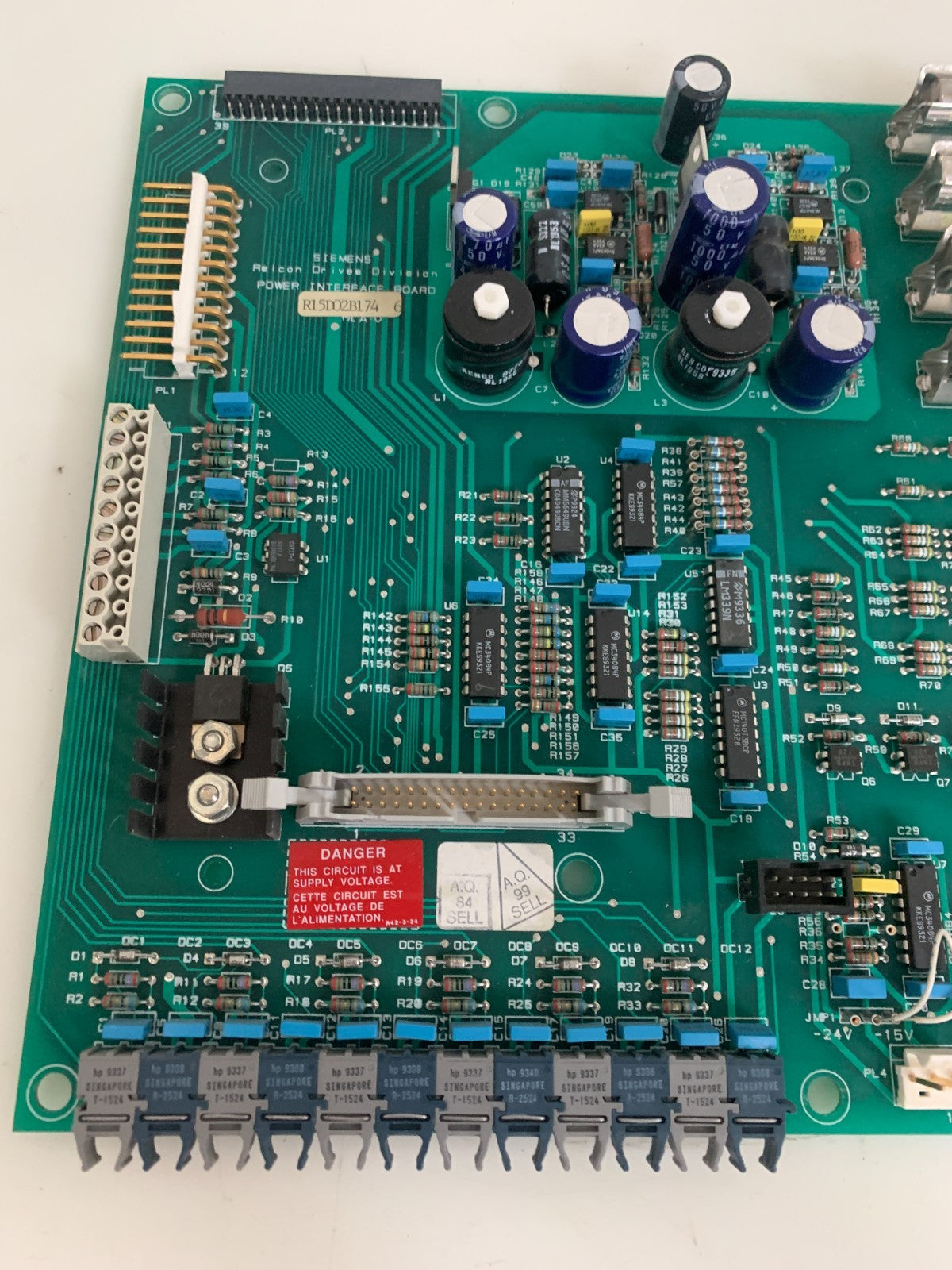 SIEMENS POWER INTERFACE BOARD R15D02B174 D6