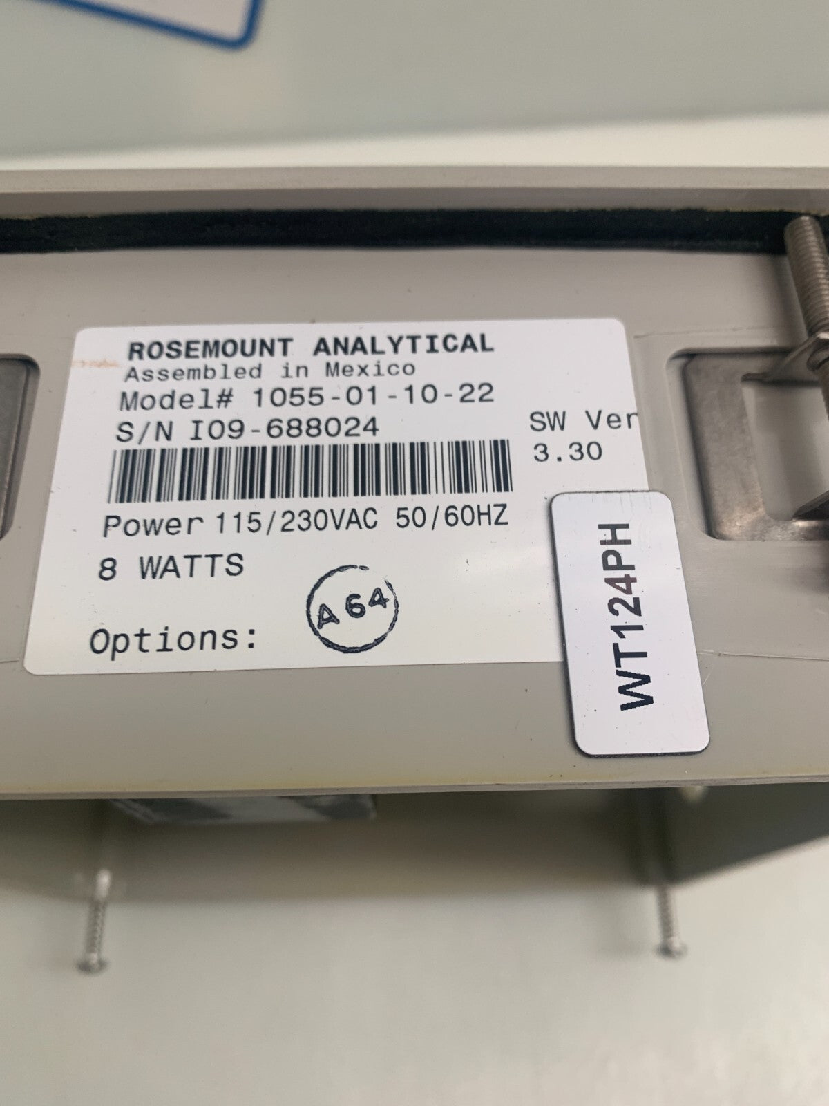 Rosemount Analytical 1055-01-10-22 Conductivity Analyzer (missing back cover)
