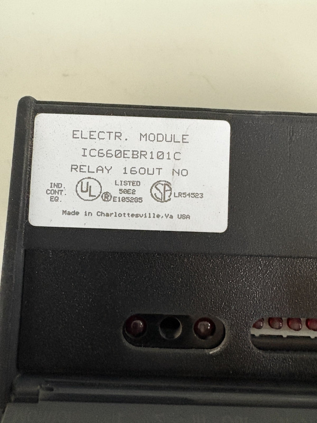 GE FANUC GENIUS RELAY OUTPUT 16 OUT IC660EBR101C  W/IC660BBR1014