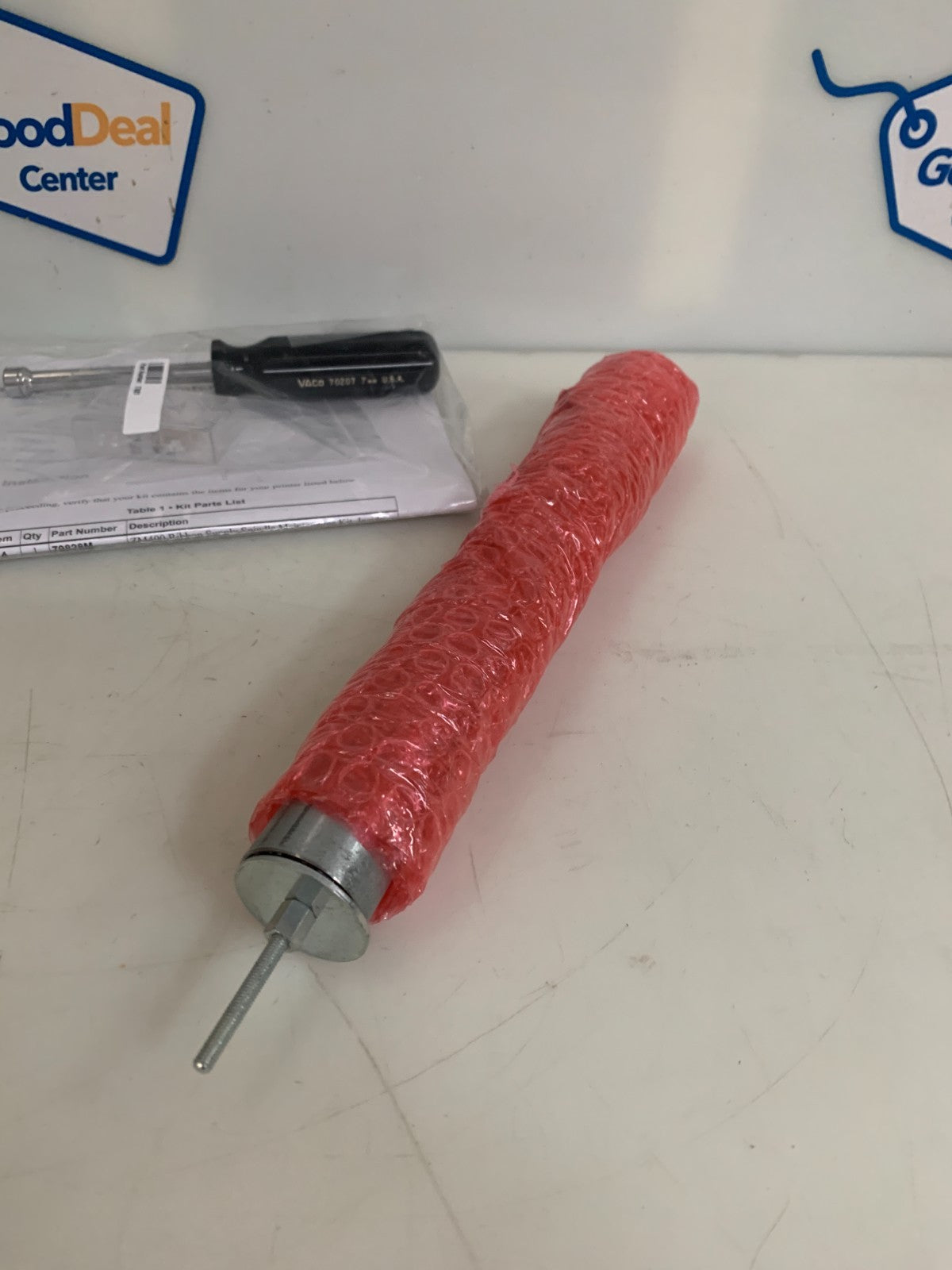 AHEARN & SOPER ZEBRA RIBBON SUPPLY SPINDLE 0088-2935