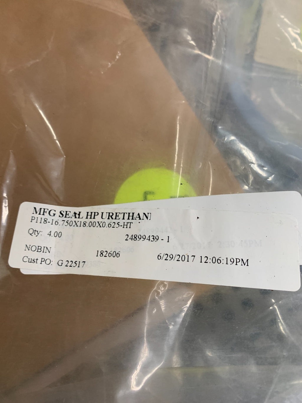 HERCULES  HP Urethane Seal  24899439-1