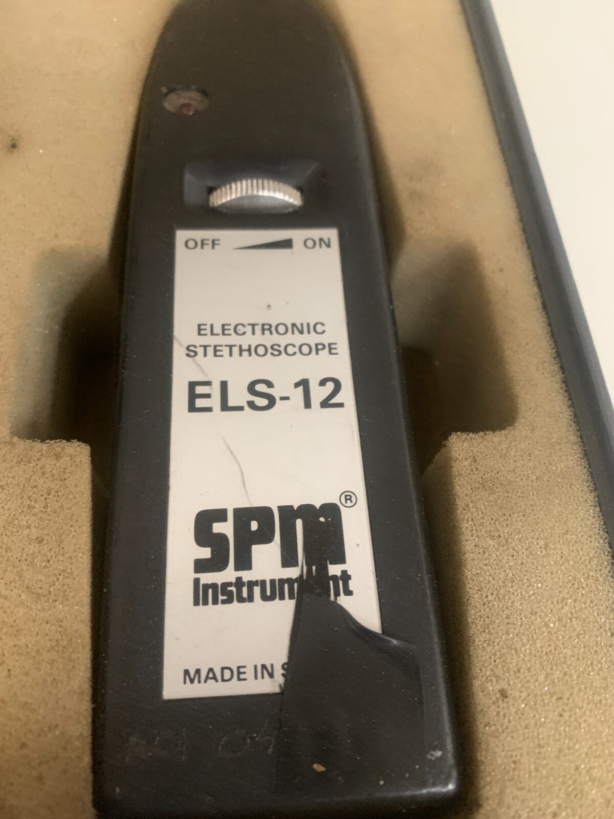 SPM INSTRUMENTS ELS-12 ELECTRONIC STETHOSCOPE IN CASE1