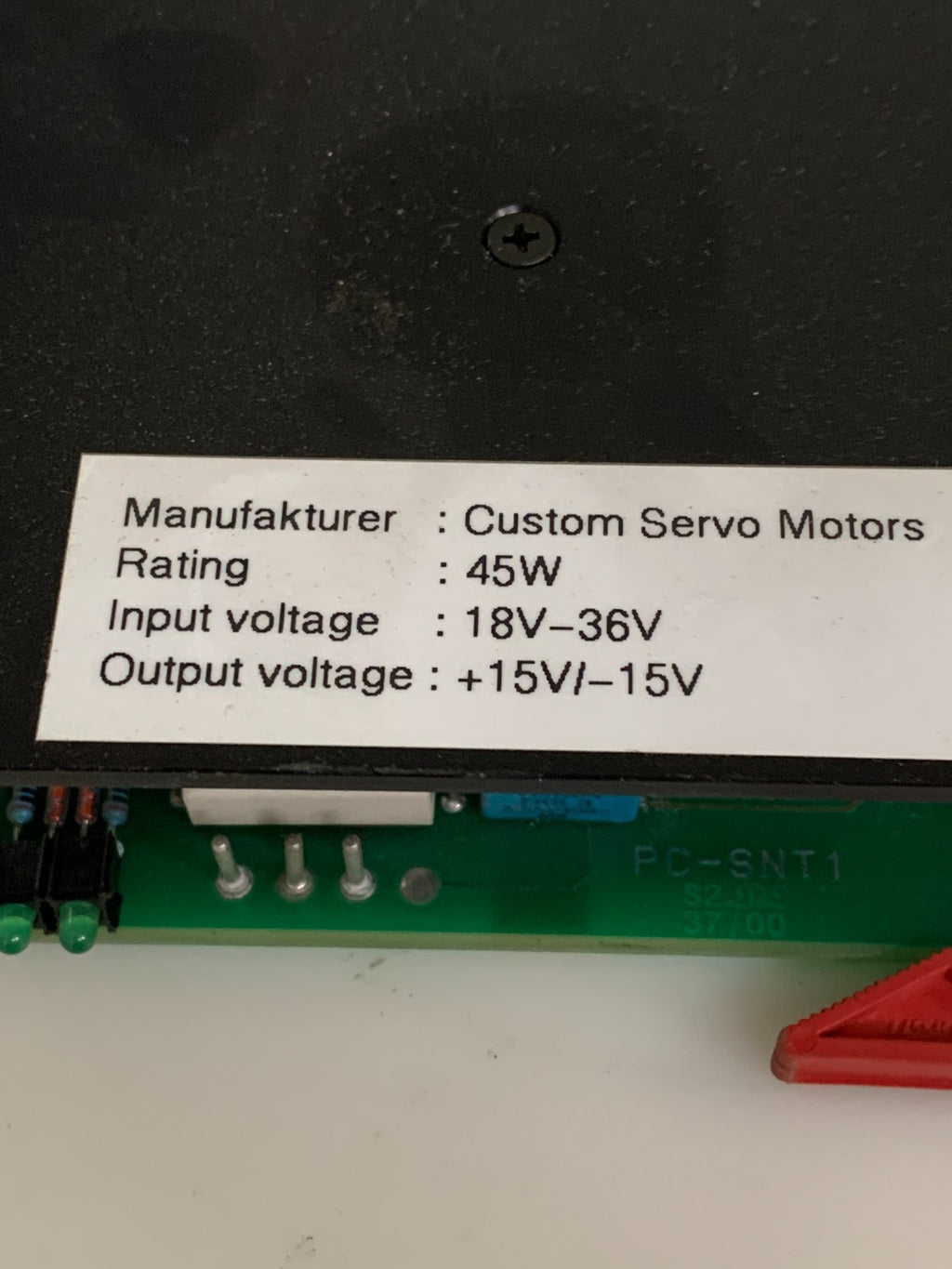 SIEMENS CUSTOM SERVO MOTOR AMPLIFIER BOARD 302841-01 TZ