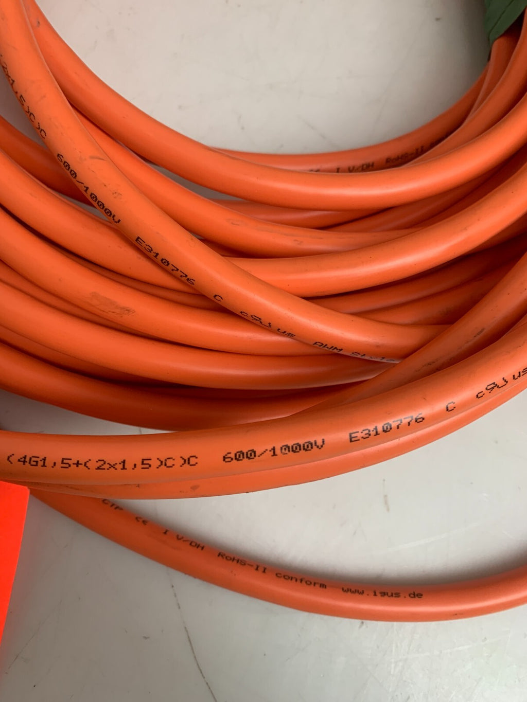 Igus CF897.15.15.02.01 ChainFlex Motor/Power Cable 25 meters 600/1000V