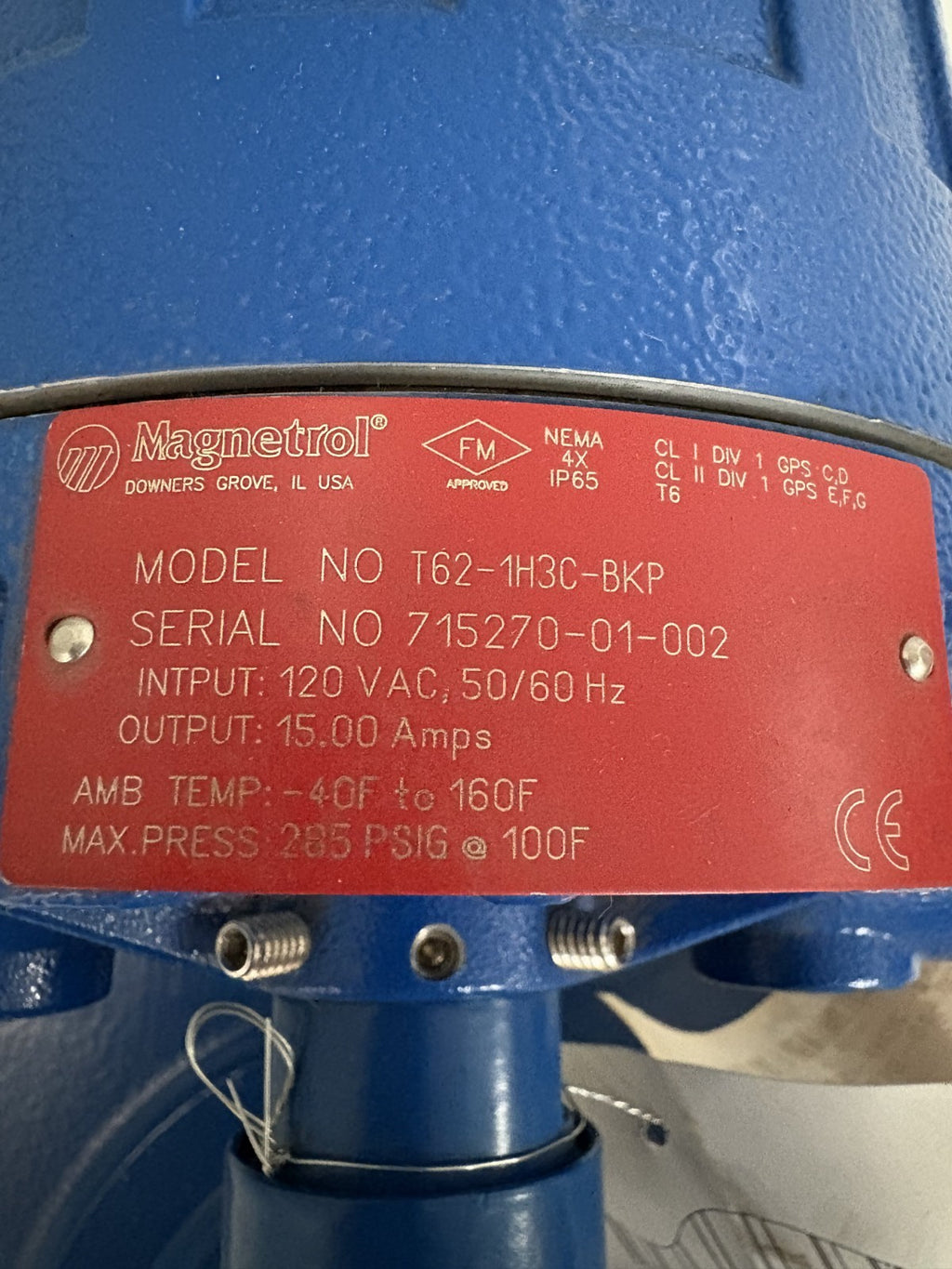 MAGNETROL FLOAT SWITCH 162-1H3C-BKP