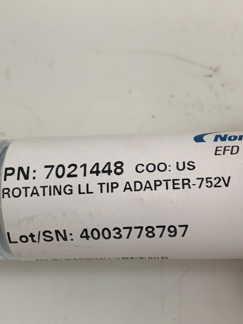 LOT OF 3 NORDSON EFD ROTATING TIP ADAPTER 70214482