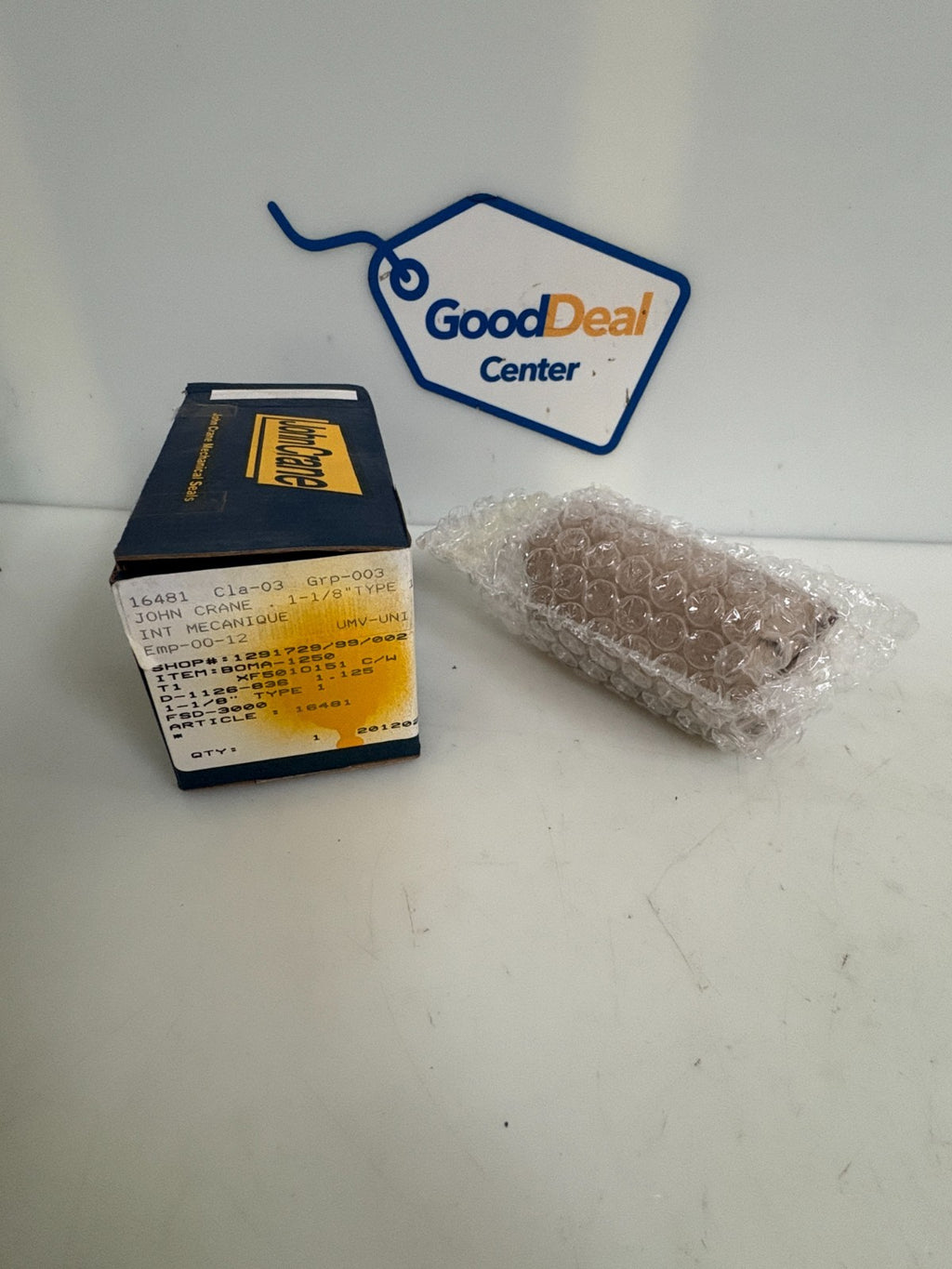 JOHN CRANE MECHANICAL JOINT 1 1/8" TYPE 1 ITEM: BOMA-1250 FSD-3000