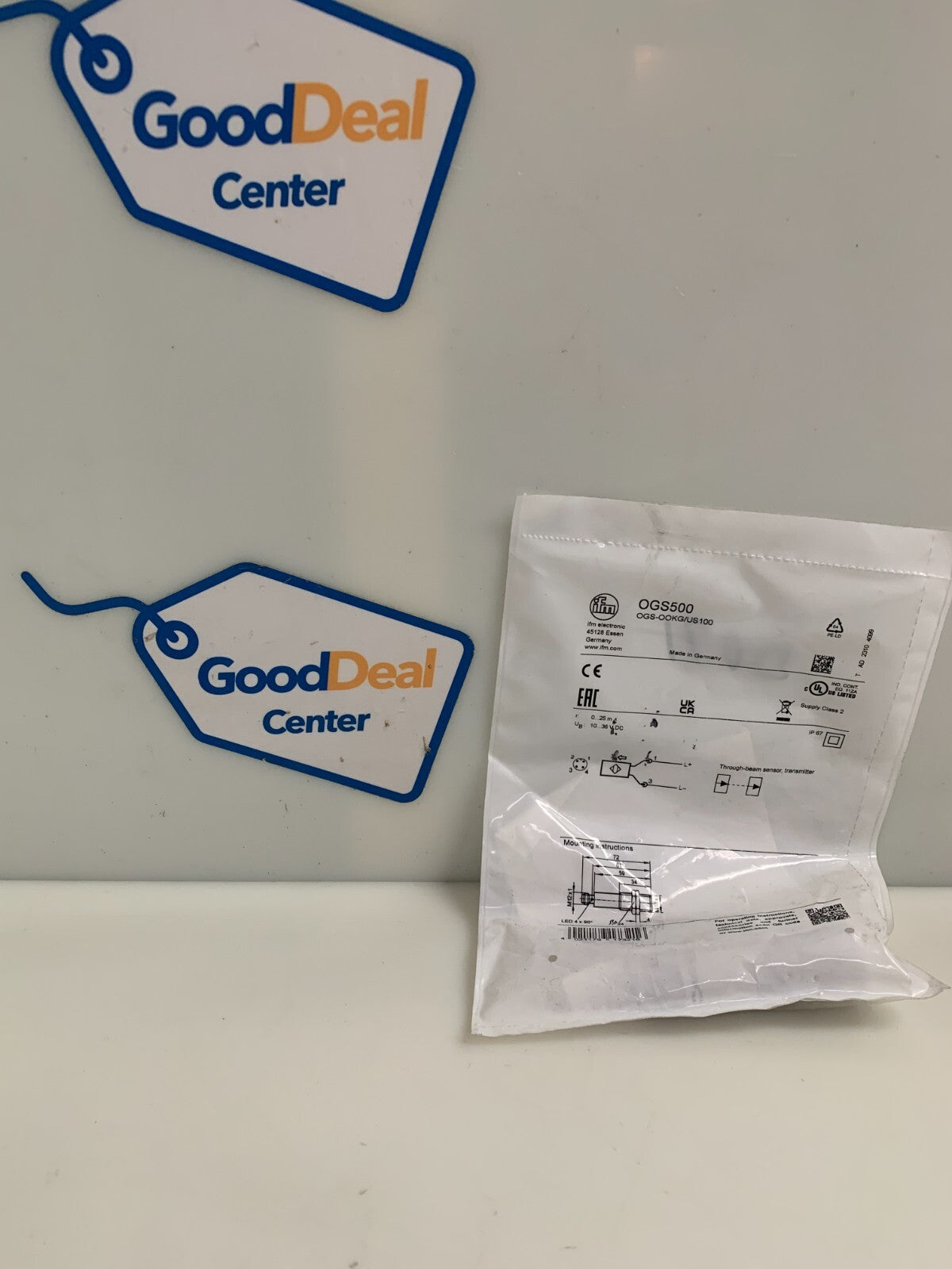 IFM PHOTOELECTRIC SENSOR SWITCH OGS500 OGS-OOKG/US100