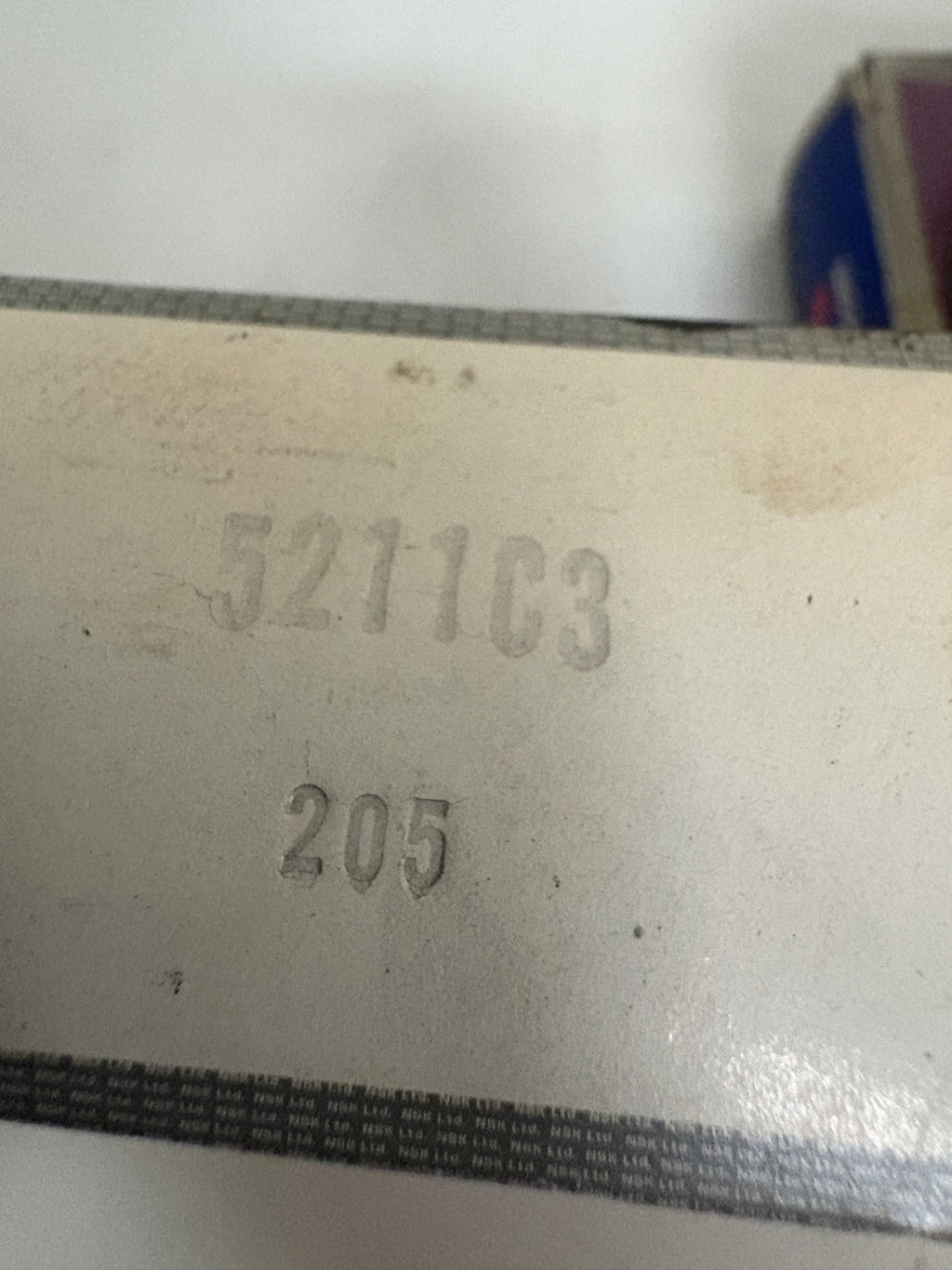 LOT OF 2 NSK ANGULAR DOUBLE BALL BEARING 5211C32