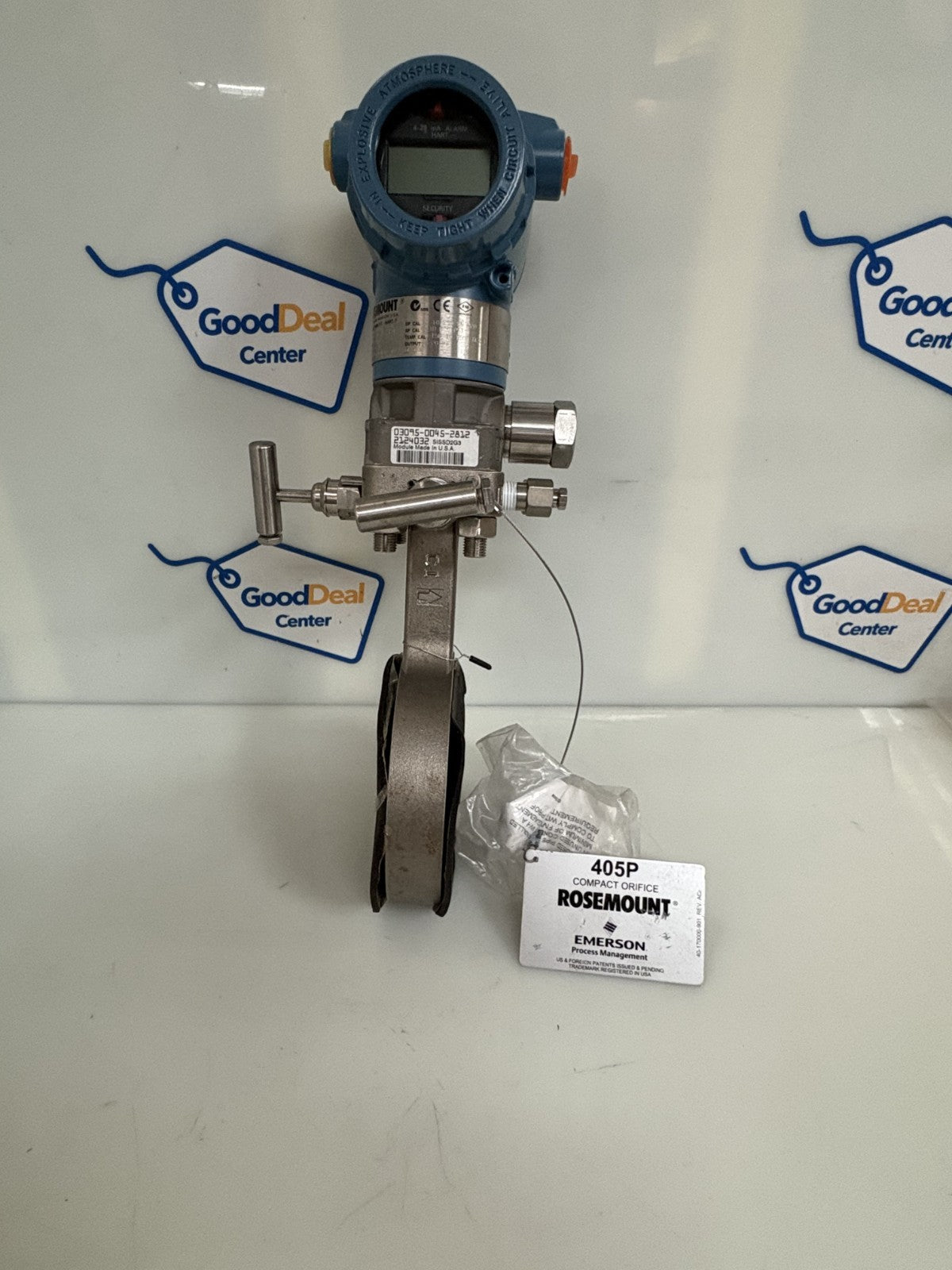 EMERSON ROSEMOUNT SMART FAMILY FLOWMETER 3095 MA2CA0010AA10N0BS304 W/MODULE0
