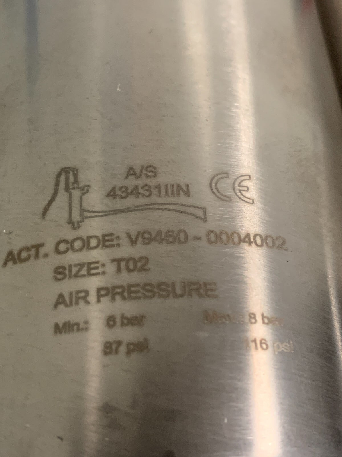INOXPA V9460-0004002 ACTUATOR Size T02