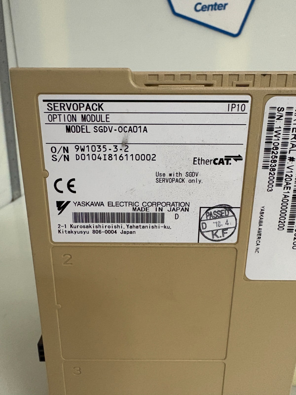 YASKAWA SERVOPACK SGDV-120AE1A