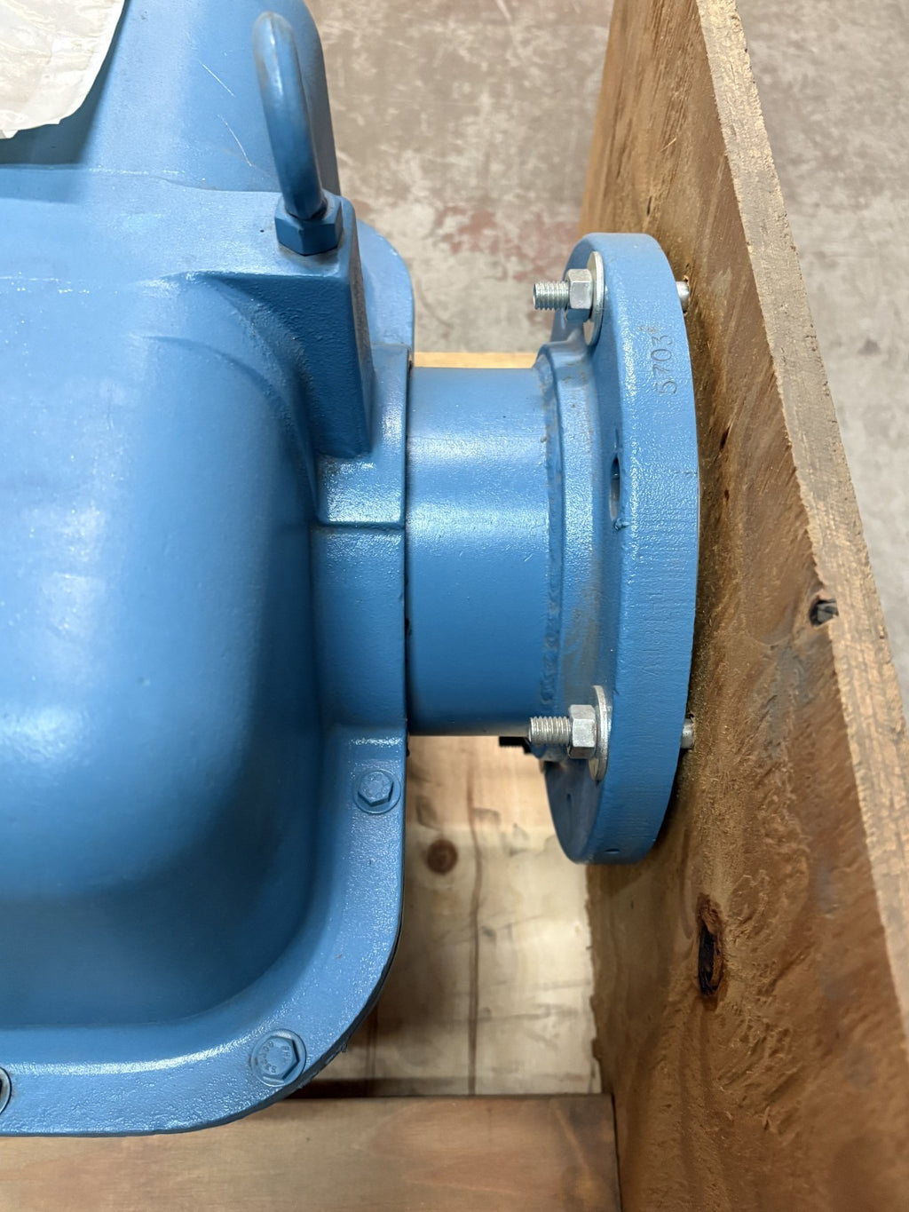 FISHER & PORTER TEFLON MAGNETIC FLOW TUBE METER MODEL 10D1418 AN6