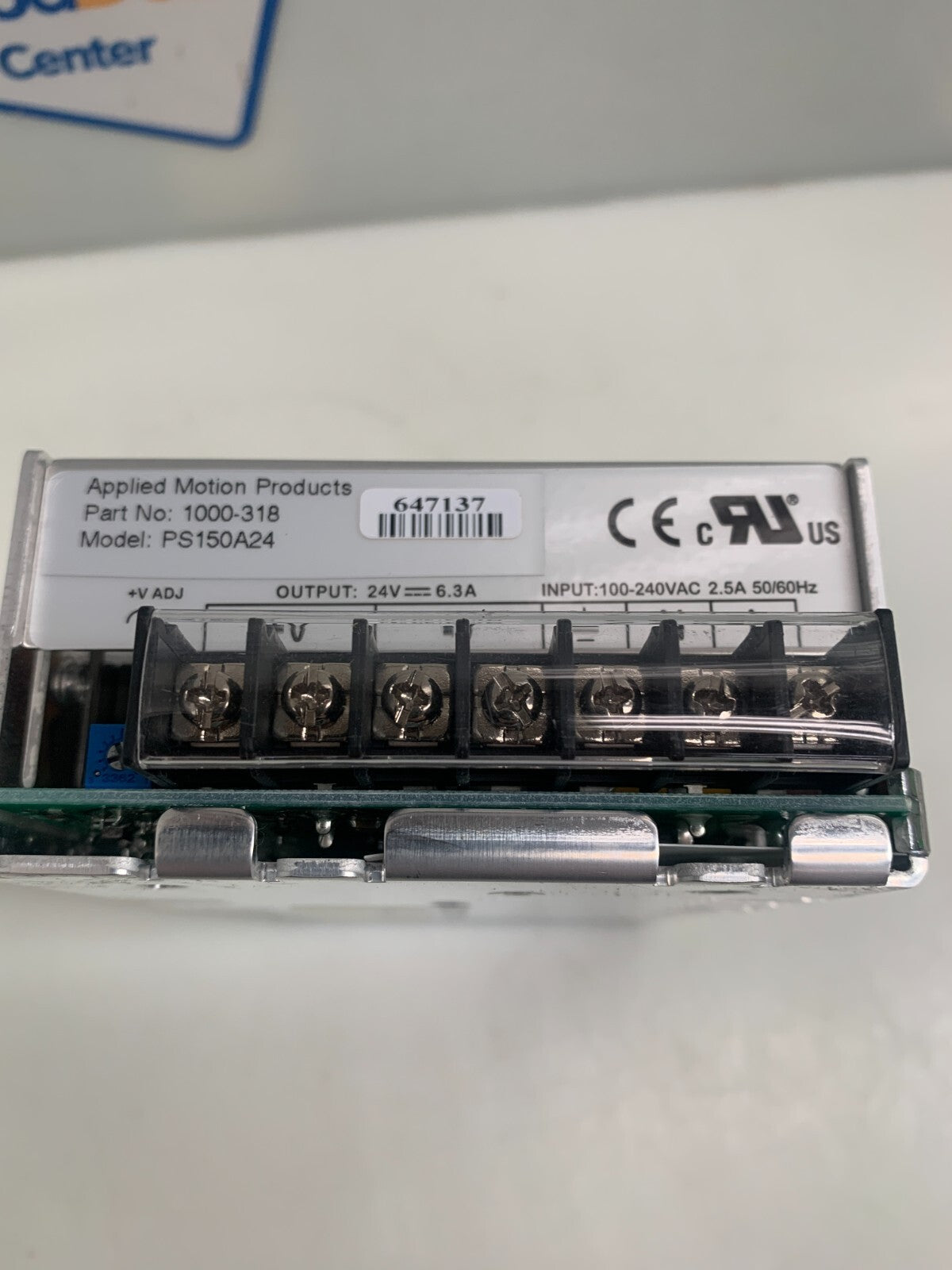 Applied Motion Products PS150A24 Switching Power Supply