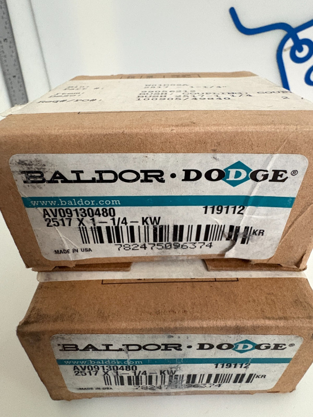 LOT OF 3 BALDOR DODGE TAPER LOCK BUSHING #1191121