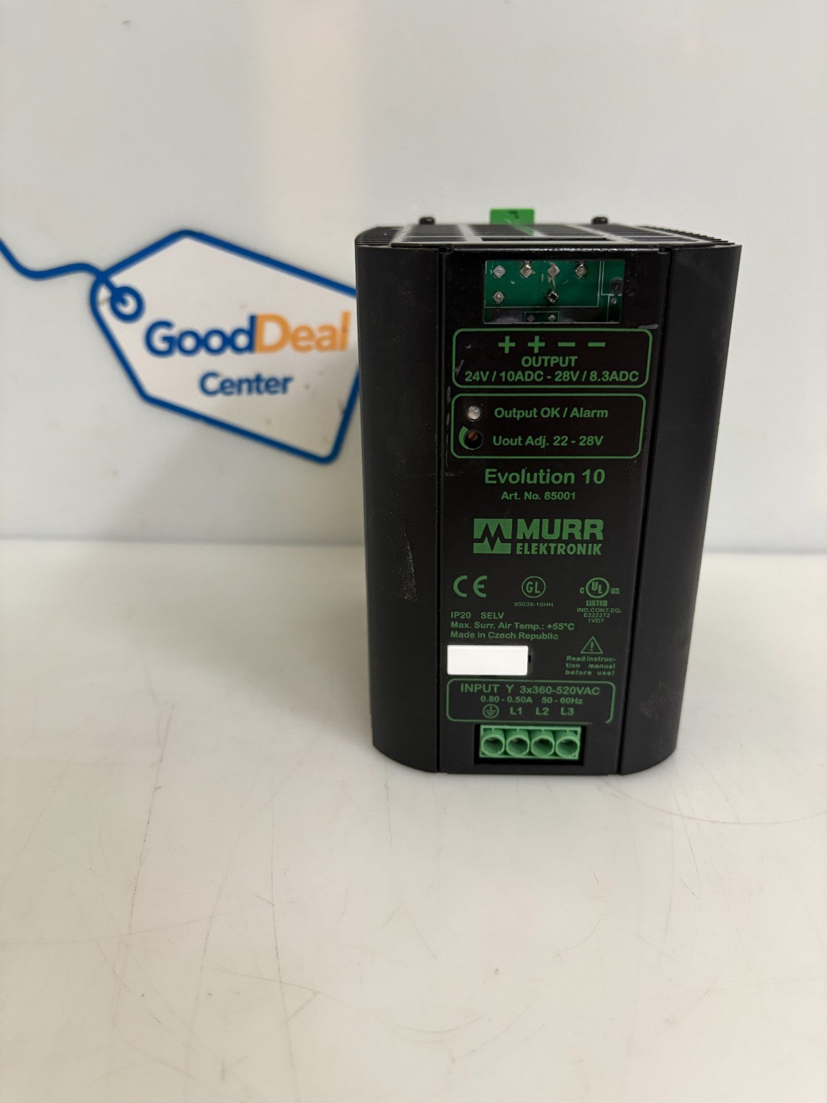 MURR ELEKTRONIK EVOLUTION 10 POWER SUPPLY #85001 0