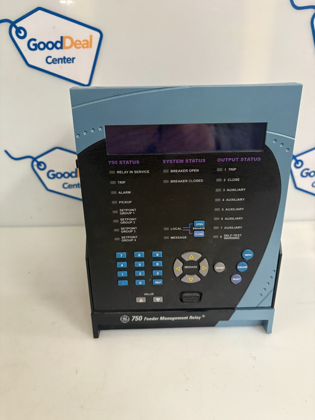 GENERAL ELECTRIC SR 750 FEEDER MANAGEMENT RELAY 750-P5-G5-HI-A20-R-E