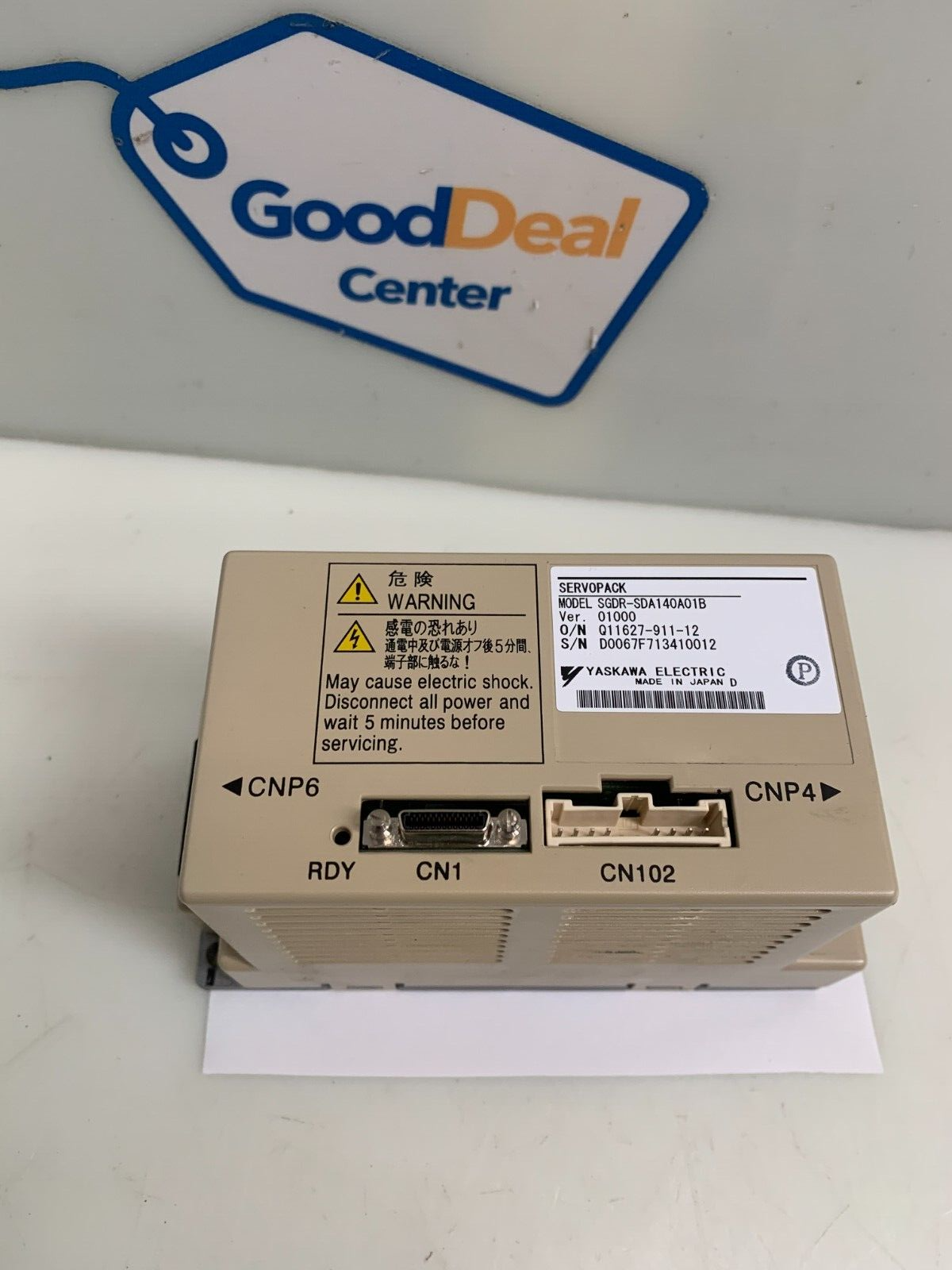 YASKAWA SGDR-SDA140A01B SGDRSDA140A01B Servo Pack Version 01000