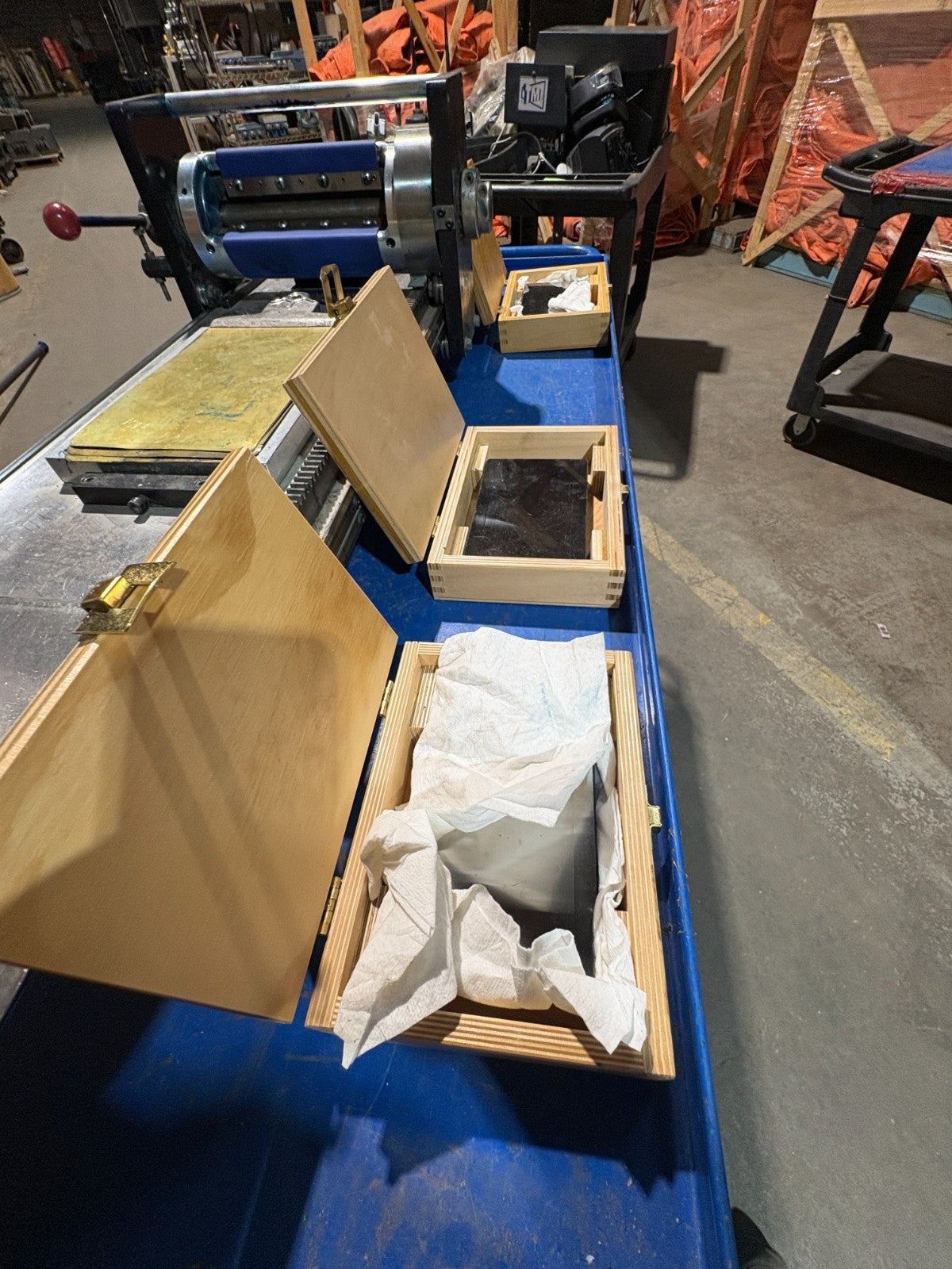 LITTLE JOE OFFSET PROOFING PRESS 1 AND 2 COLOR PRESS H 01 W/3 4"X6" PRINTING