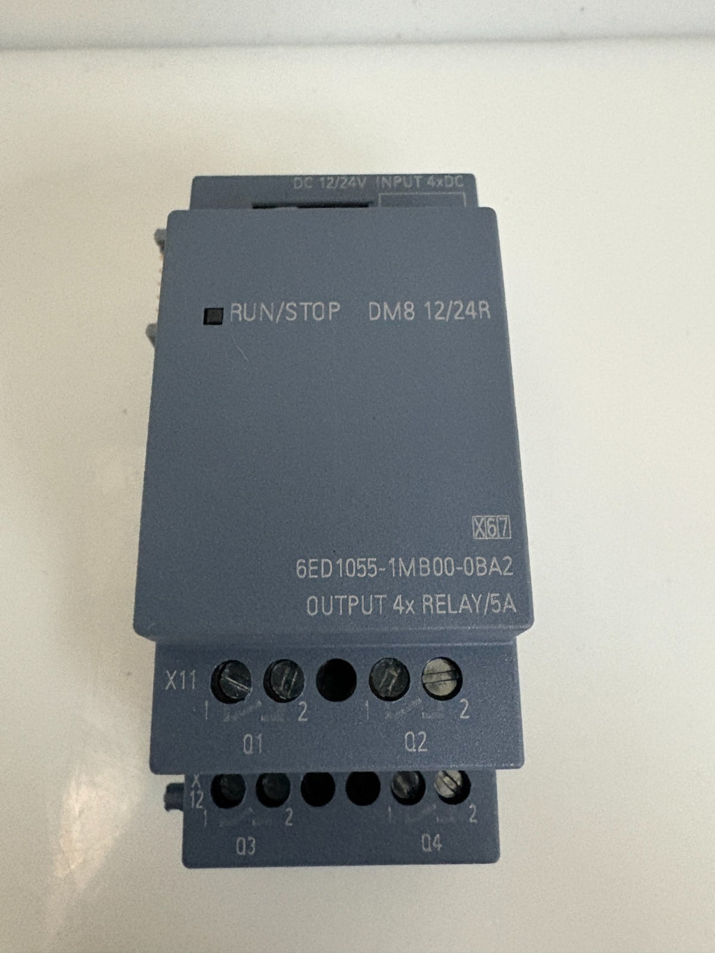 SIEMENS RUN/STOP MODULE DM8 12/24 R 6ED1055-1M800-0BA2