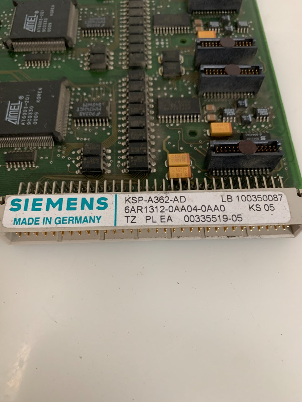 SIEMENS CONTROL BOARD KSP-A362-AD 6AR1312-0AA04-0AA0